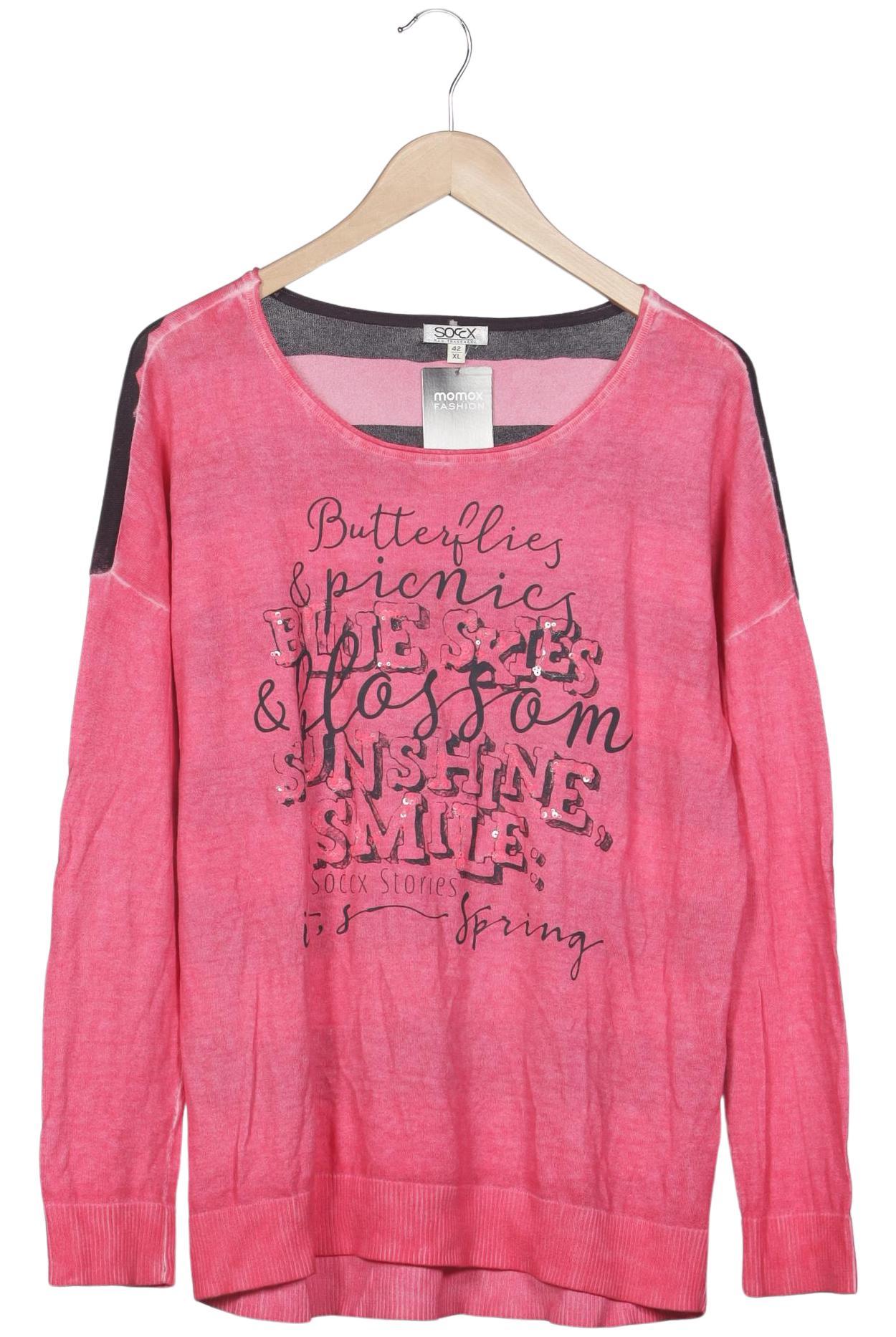 

Soccx Damen Pullover, pink, Gr. 42