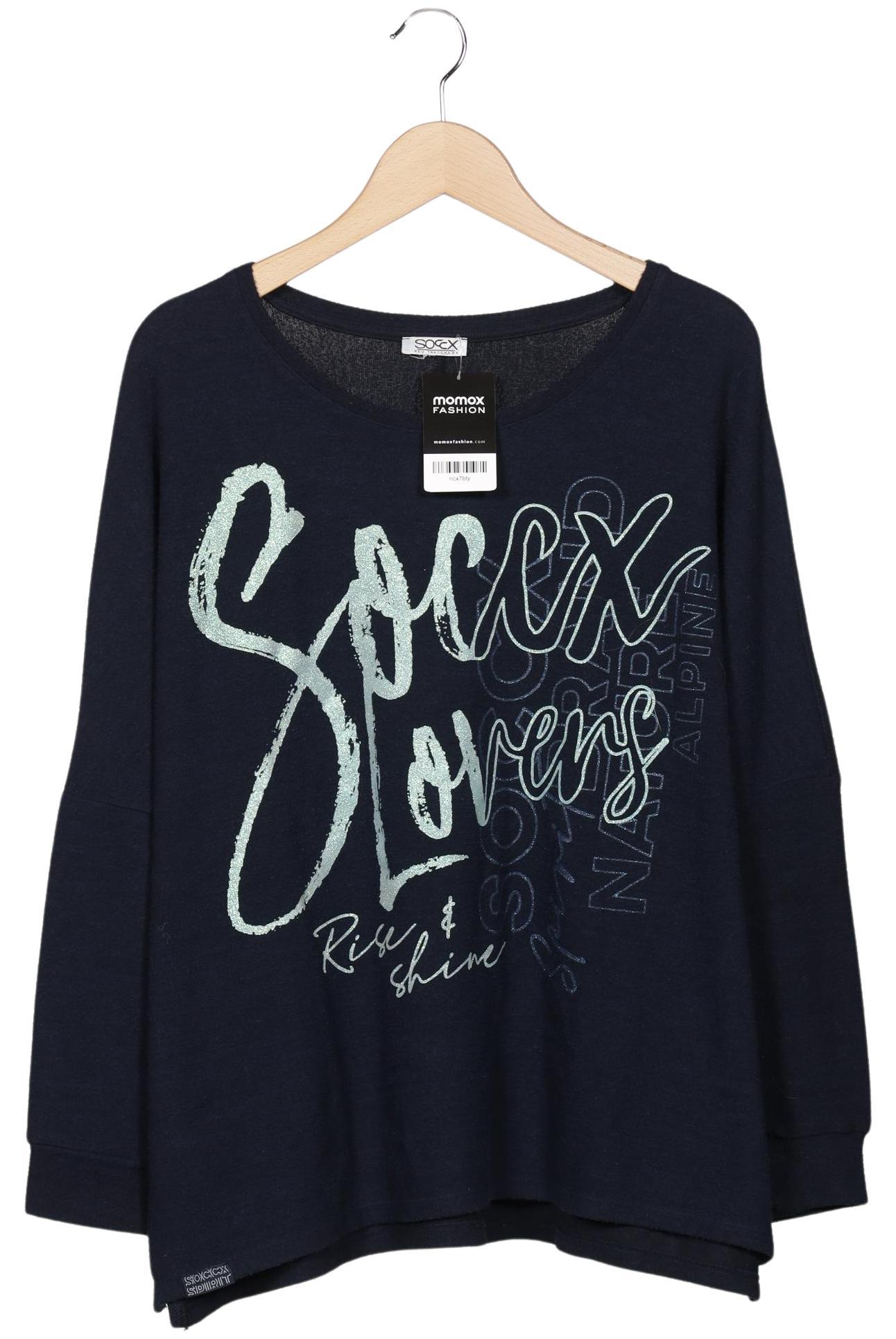 

Soccx Damen Pullover, marineblau, Gr. 48