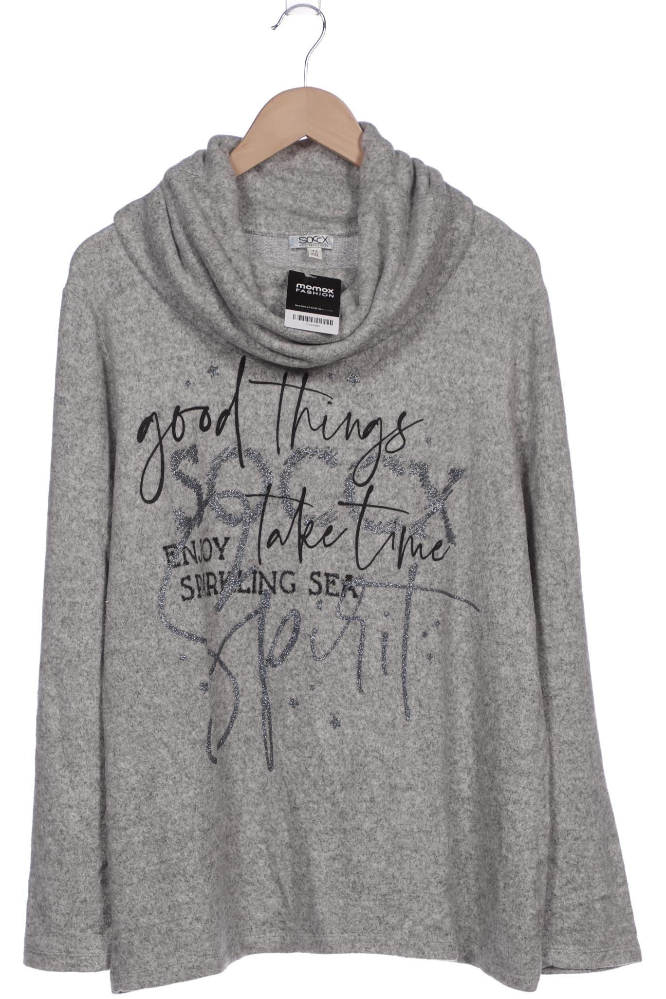 

Soccx Damen Pullover, grau, Gr. 44