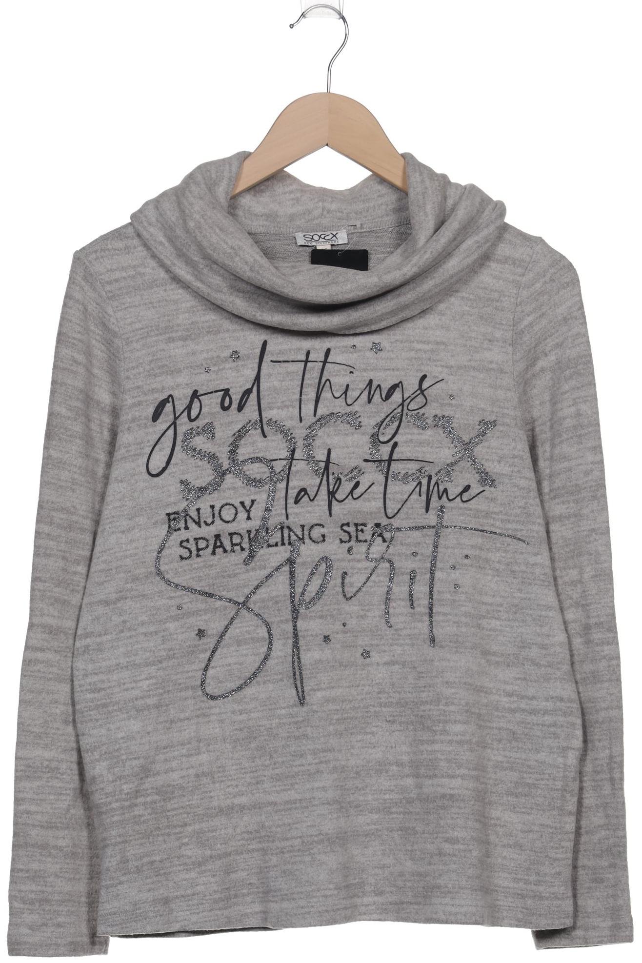 

Soccx Damen Pullover, grau, Gr. 36