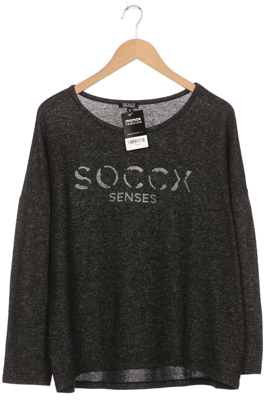 

Soccx Damen Pullover, grau, Gr. 42