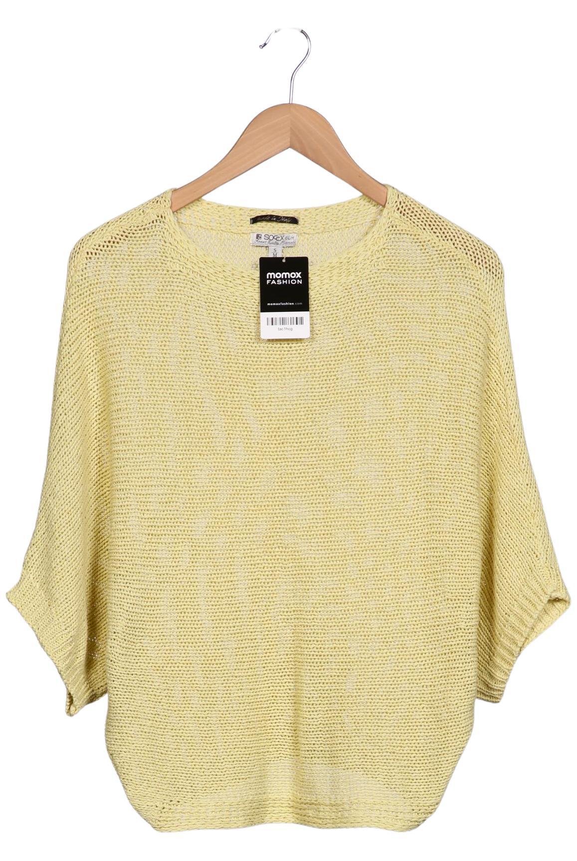 

Soccx Damen Pullover, gelb, Gr. 36