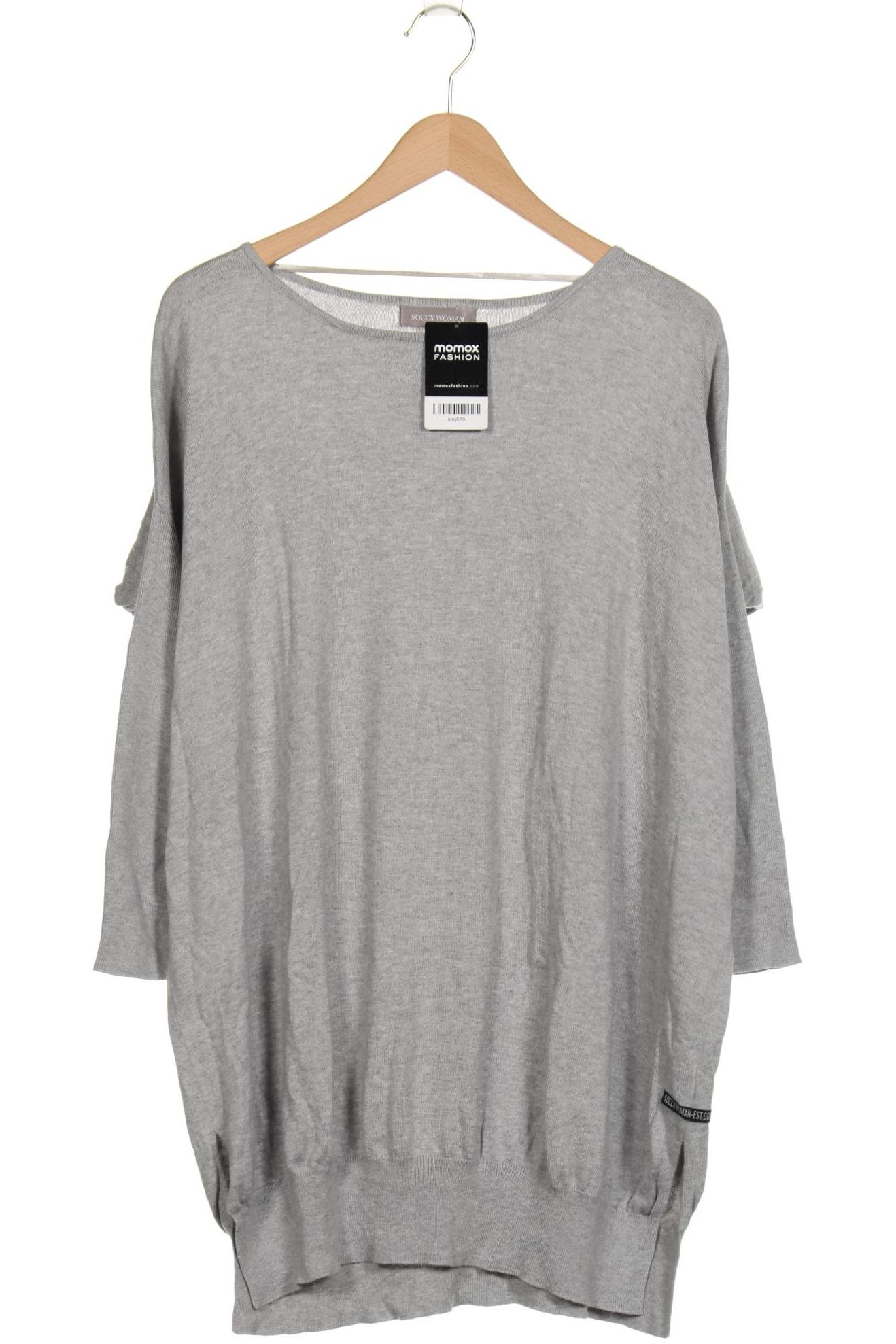 

Soccx Damen Pullover, grau, Gr. 36