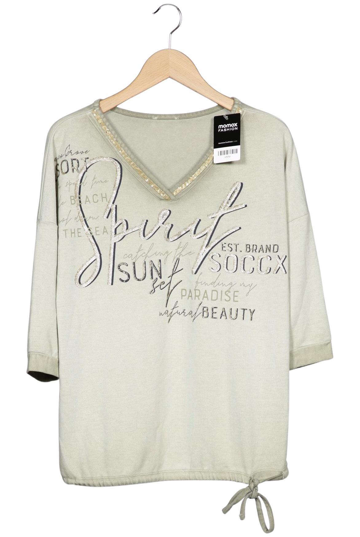 

Soccx Damen Pullover, hellgrün, Gr. 42