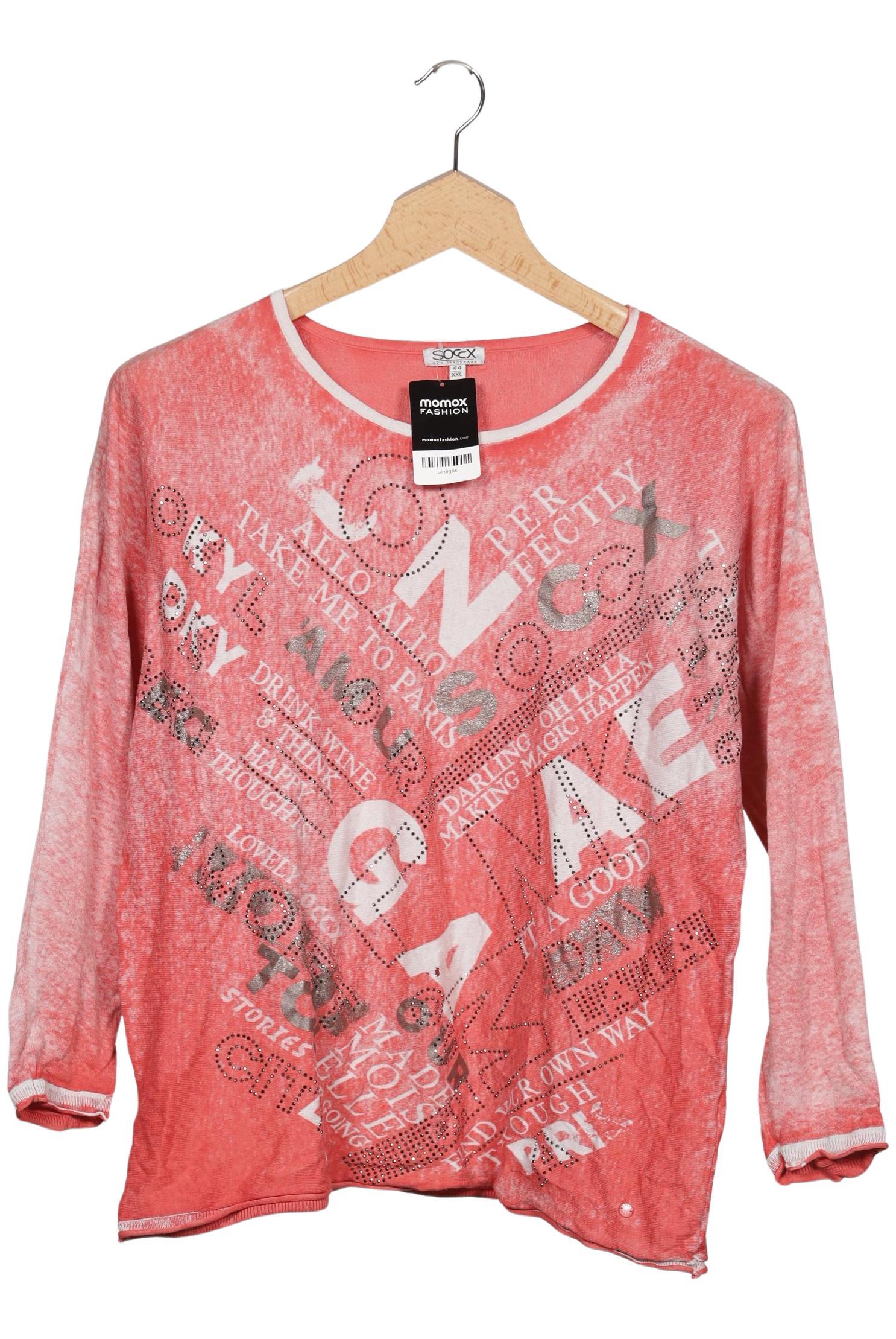 

Soccx Damen Pullover, rot, Gr. 44