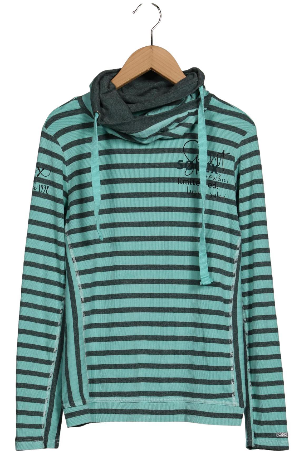 

Soccx Damen Pullover, türkis, Gr. 36