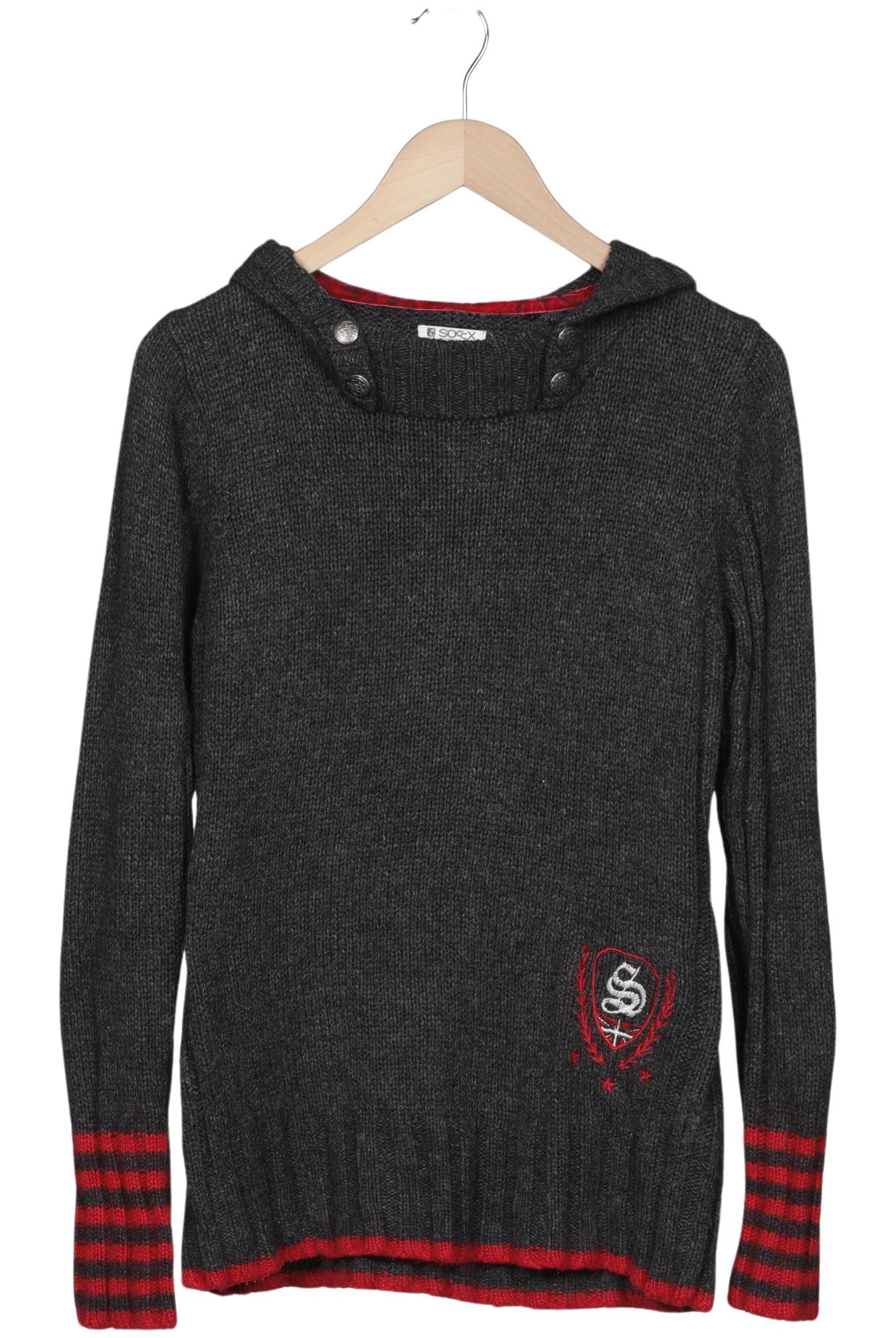 

Soccx Damen Pullover, grau, Gr. 38