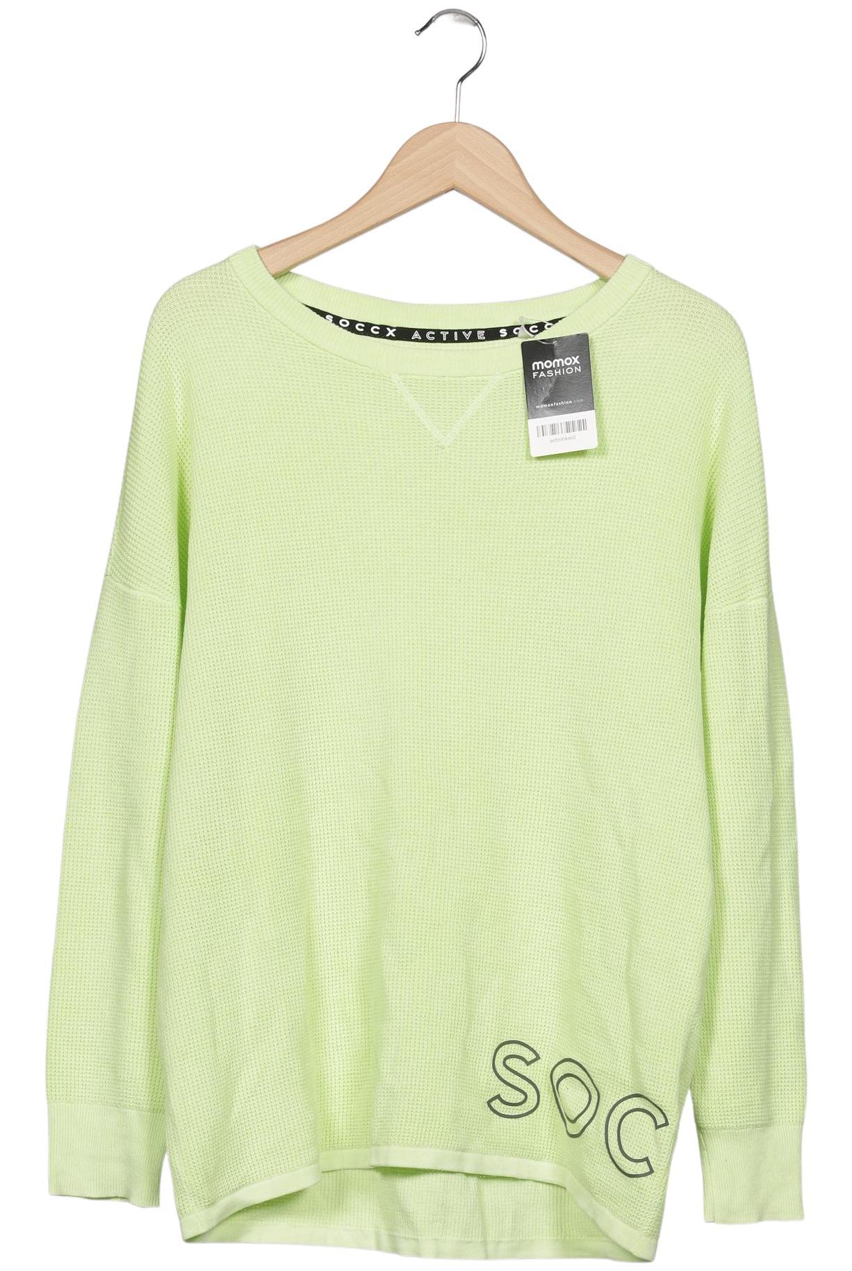 

Soccx Damen Pullover, hellgrün, Gr. 38