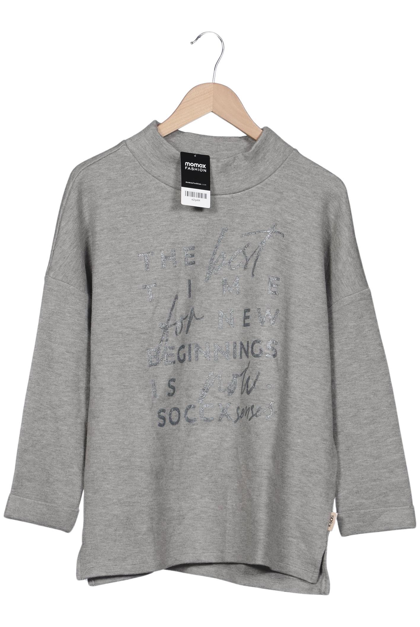 

Soccx Damen Pullover, grau, Gr. 40