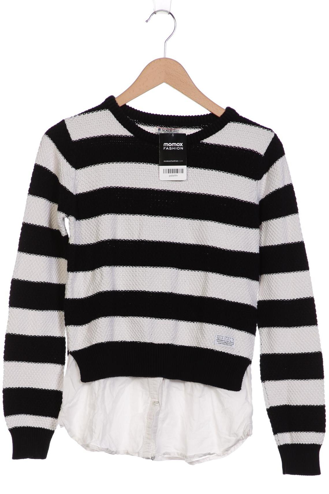 

Soccx Damen Pullover, schwarz, Gr. 36