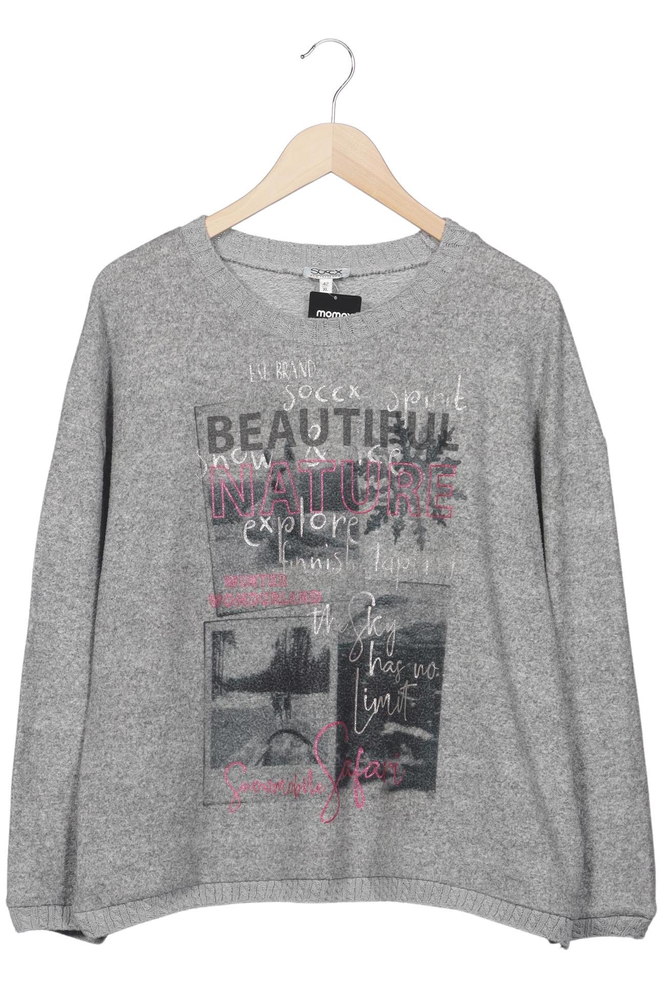 

Soccx Damen Pullover, grau, Gr. 42