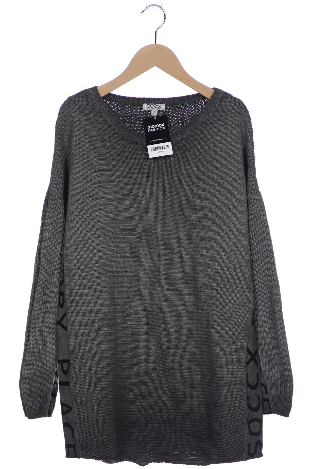 

Soccx Damen Pullover, grau, Gr. 42