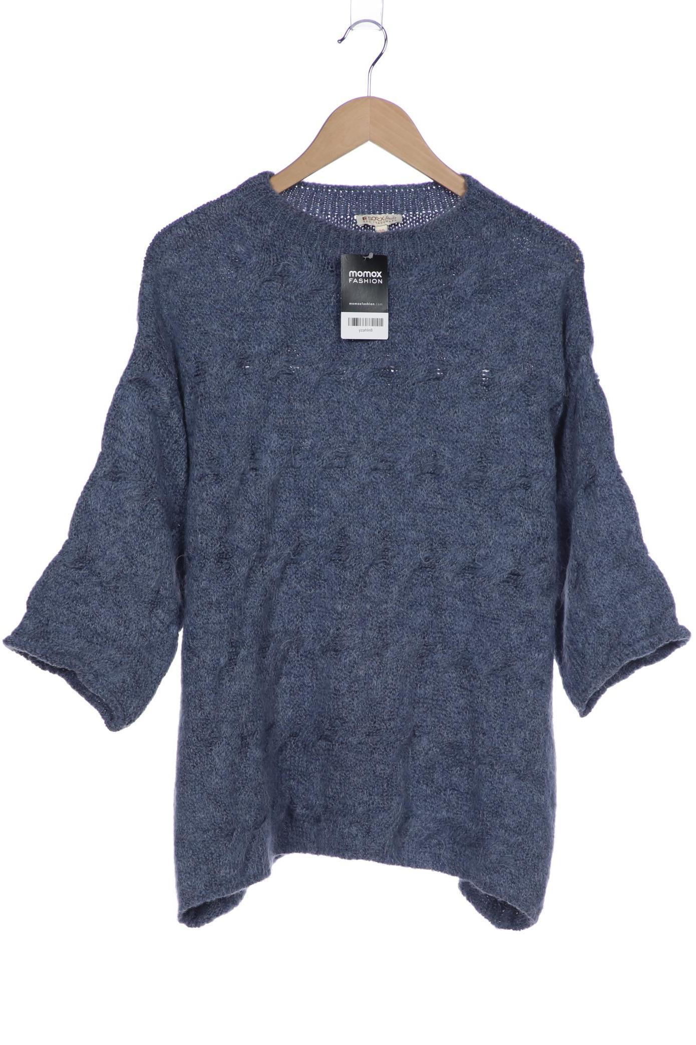 

Soccx Damen Pullover, blau, Gr. 38