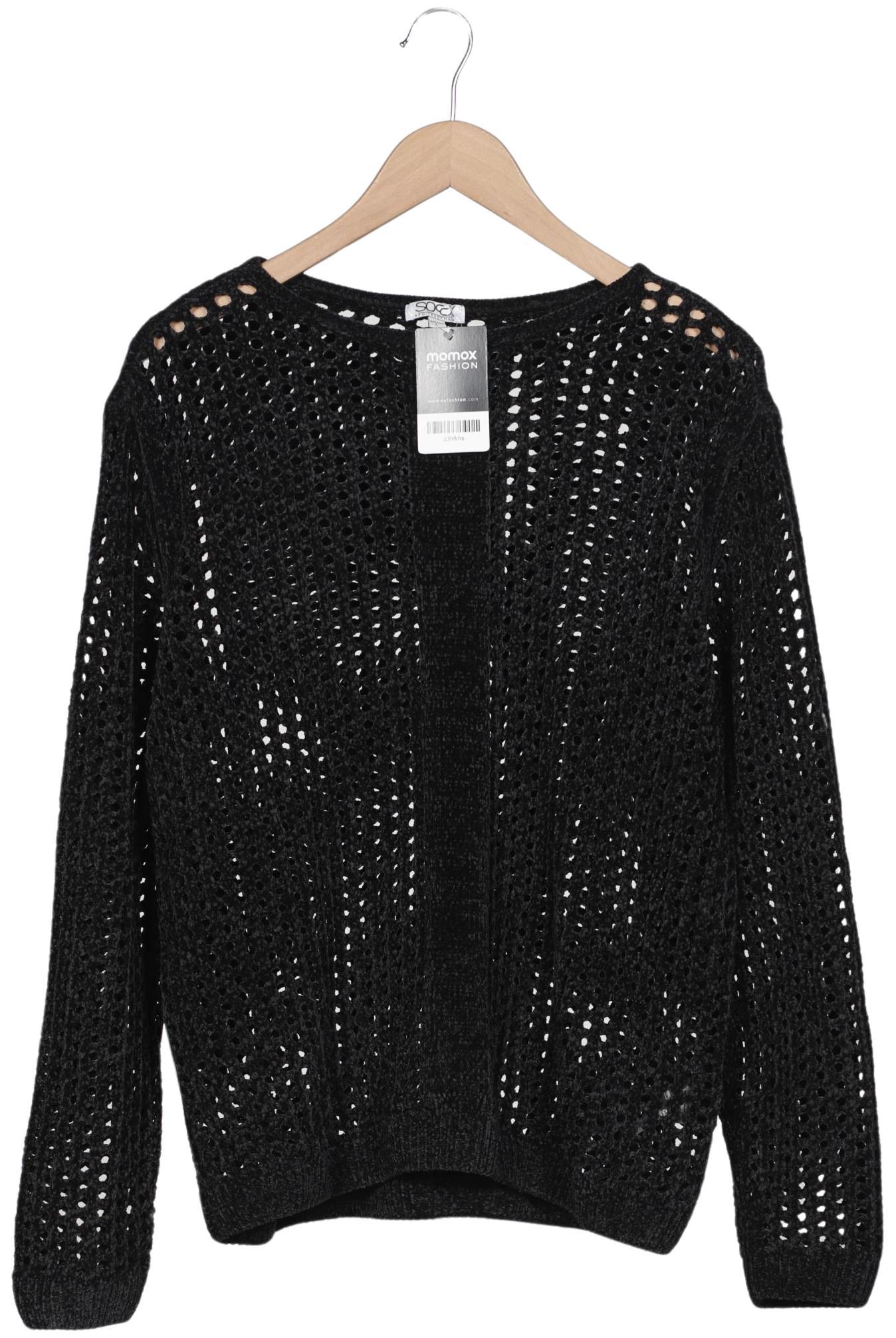 

Soccx Damen Pullover, schwarz, Gr. 42