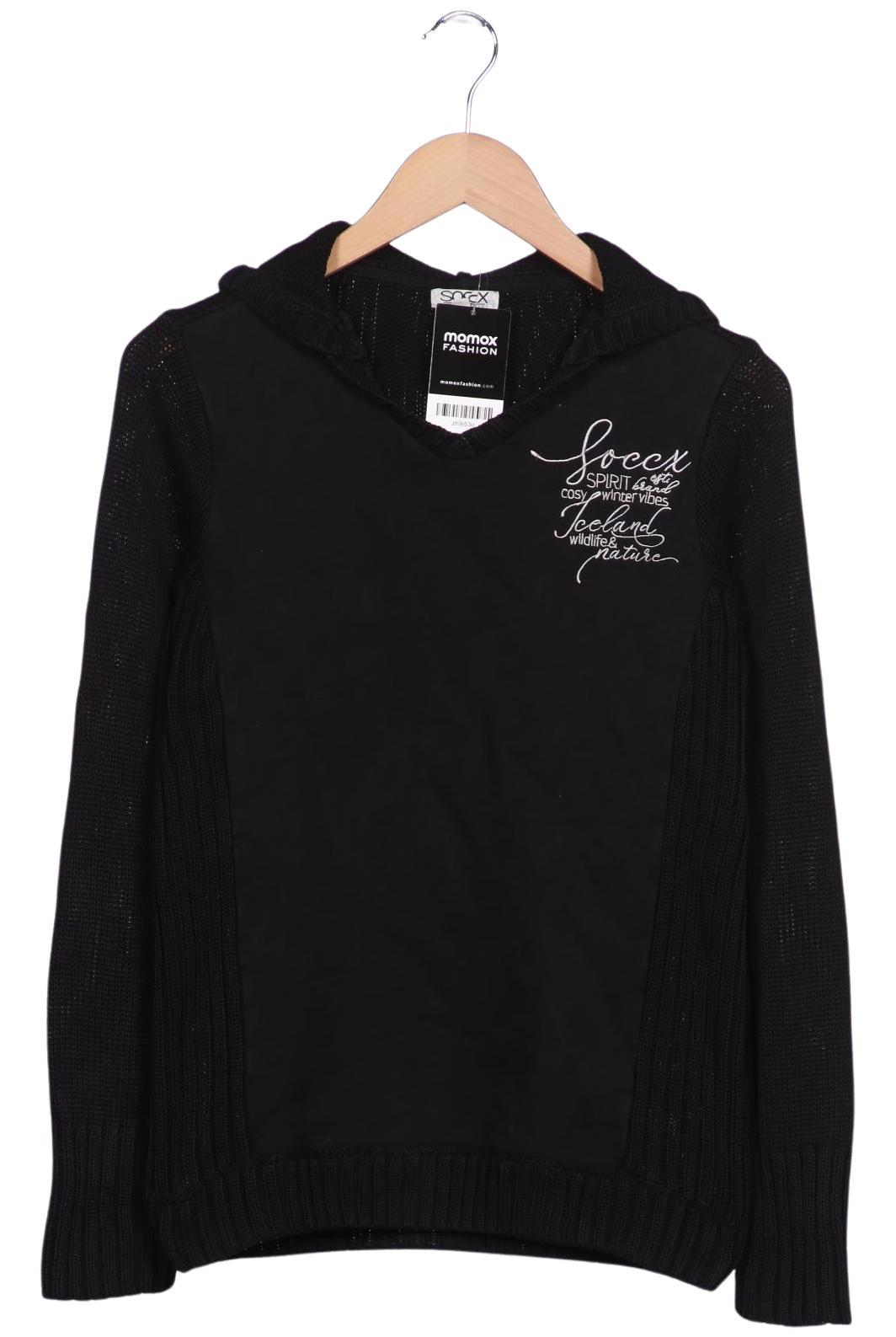 

Soccx Damen Pullover, schwarz, Gr. 36