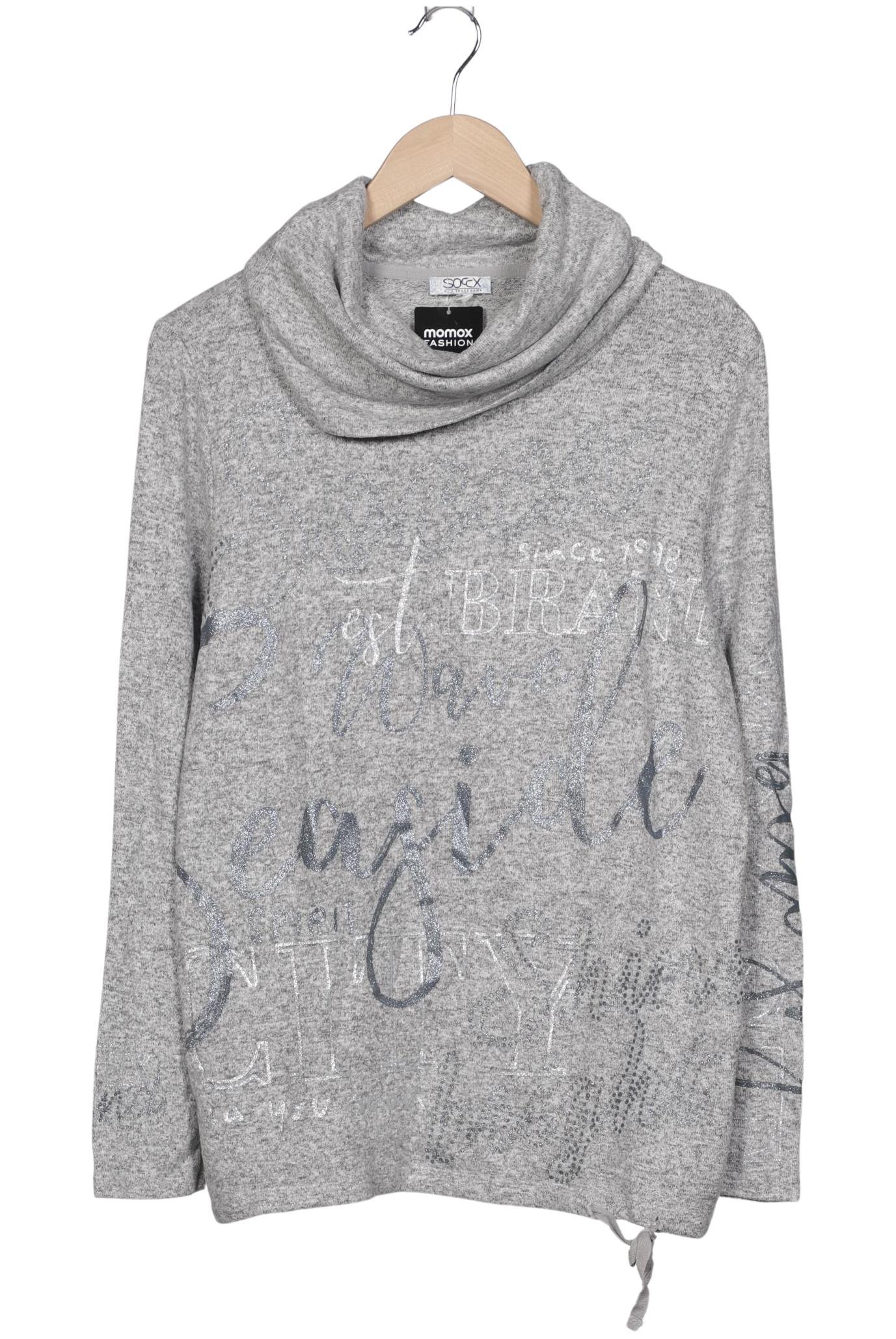 

Soccx Damen Pullover, grau, Gr. 42