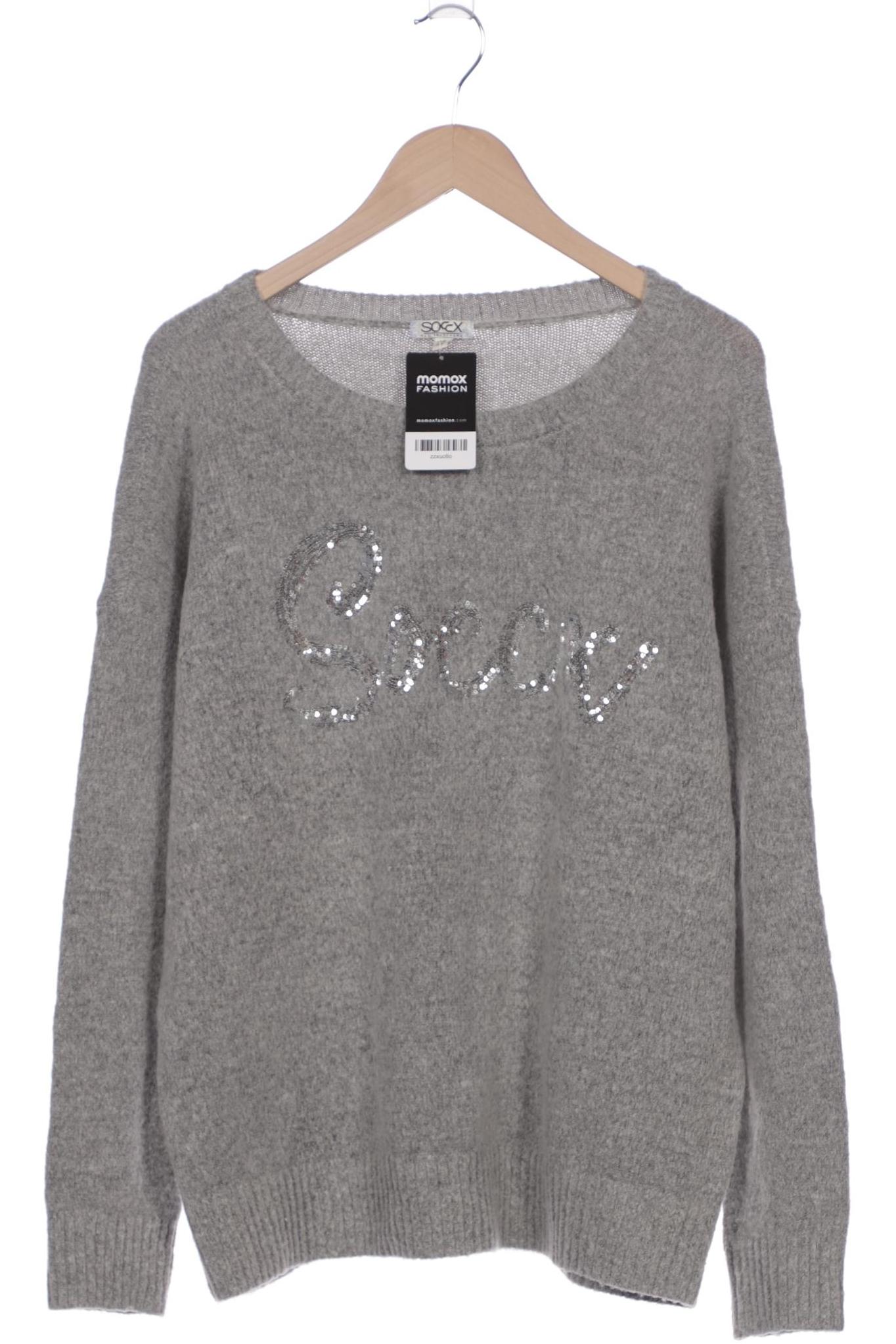 

Soccx Damen Pullover, grau, Gr. 42