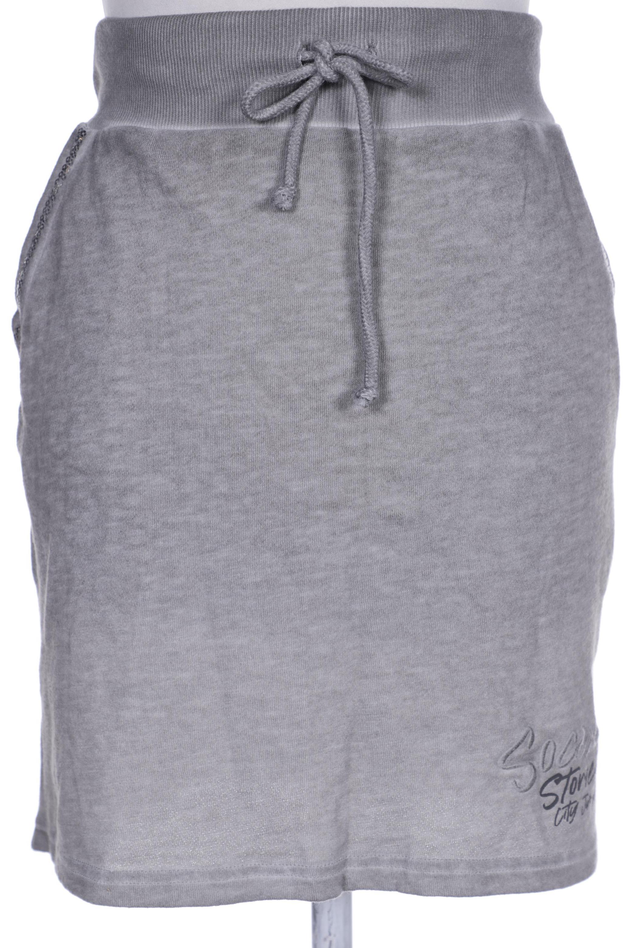 

SOCCX Damen Rock, grau
