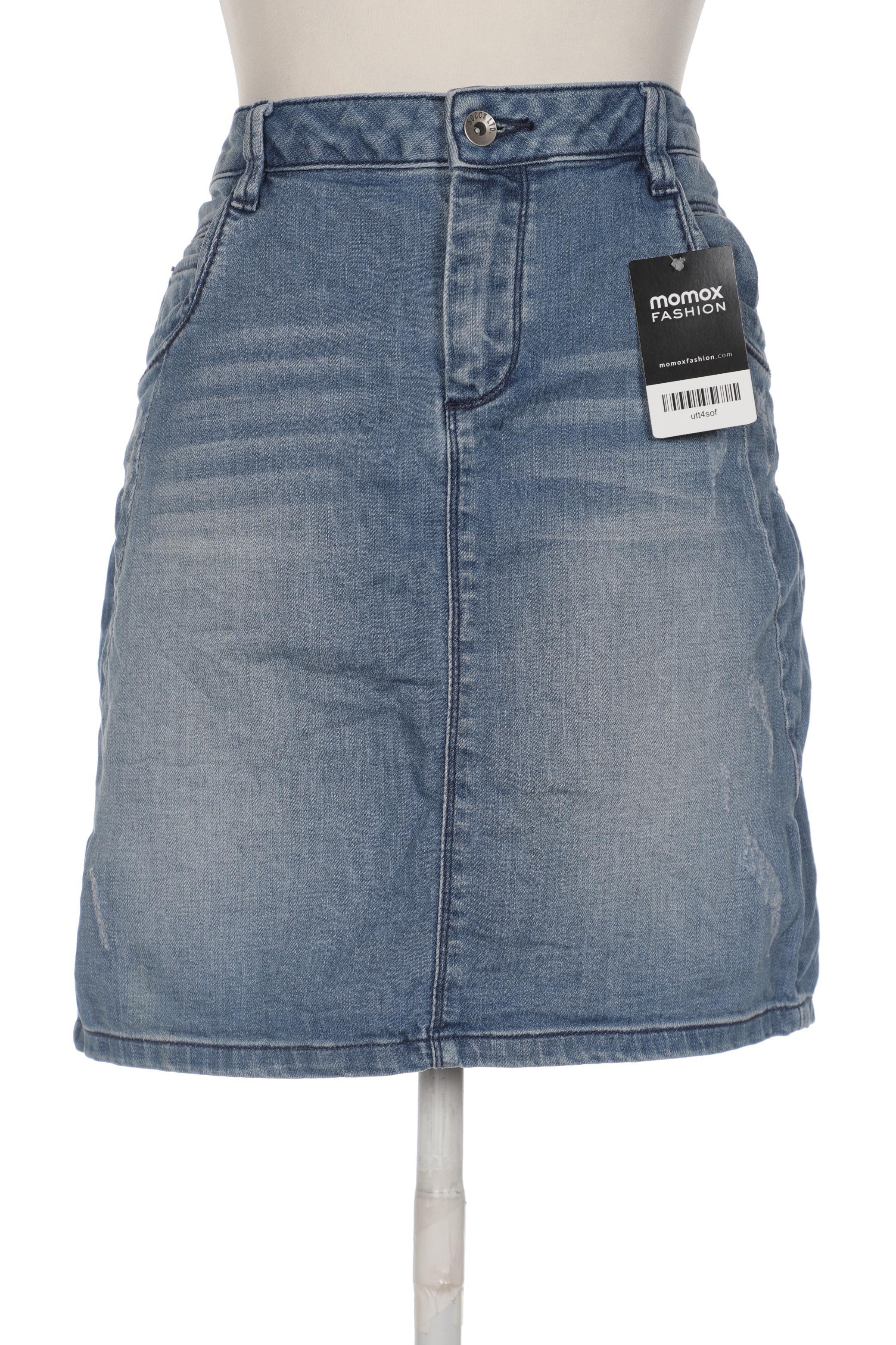 

SOCCX Damen Rock, blau