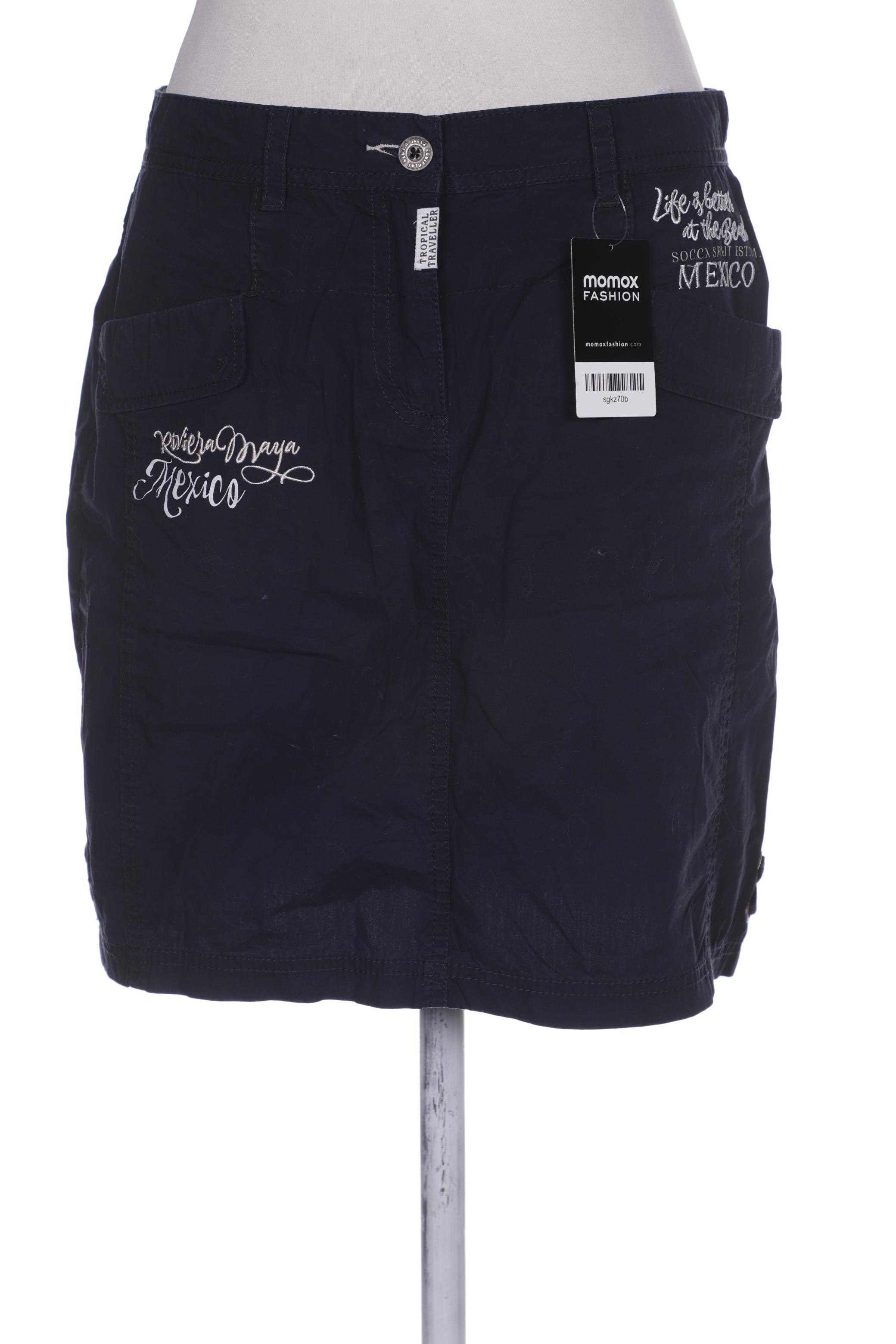 

SOCCX Damen Rock, marineblau