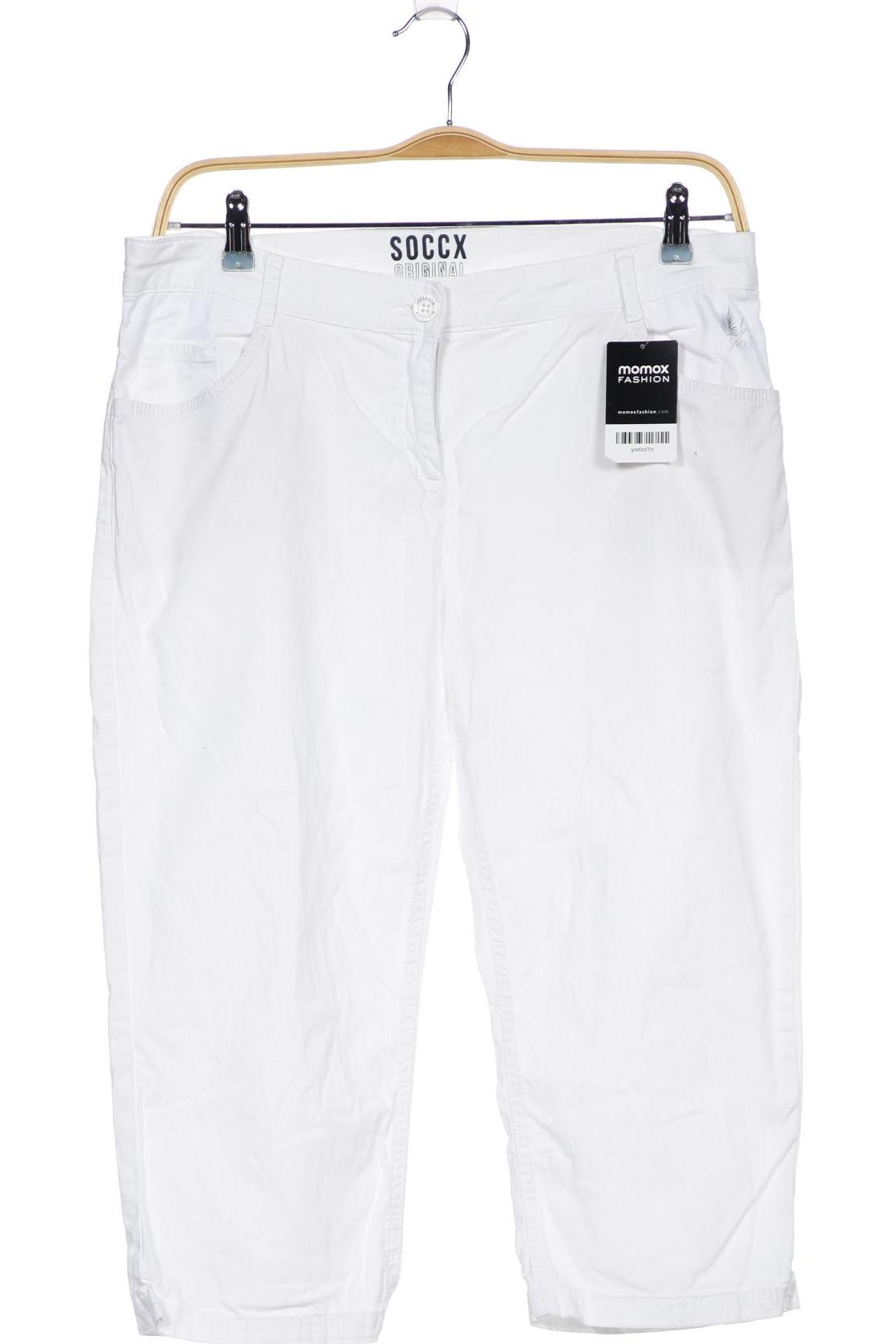 

SOCCX Damen Shorts, weiß