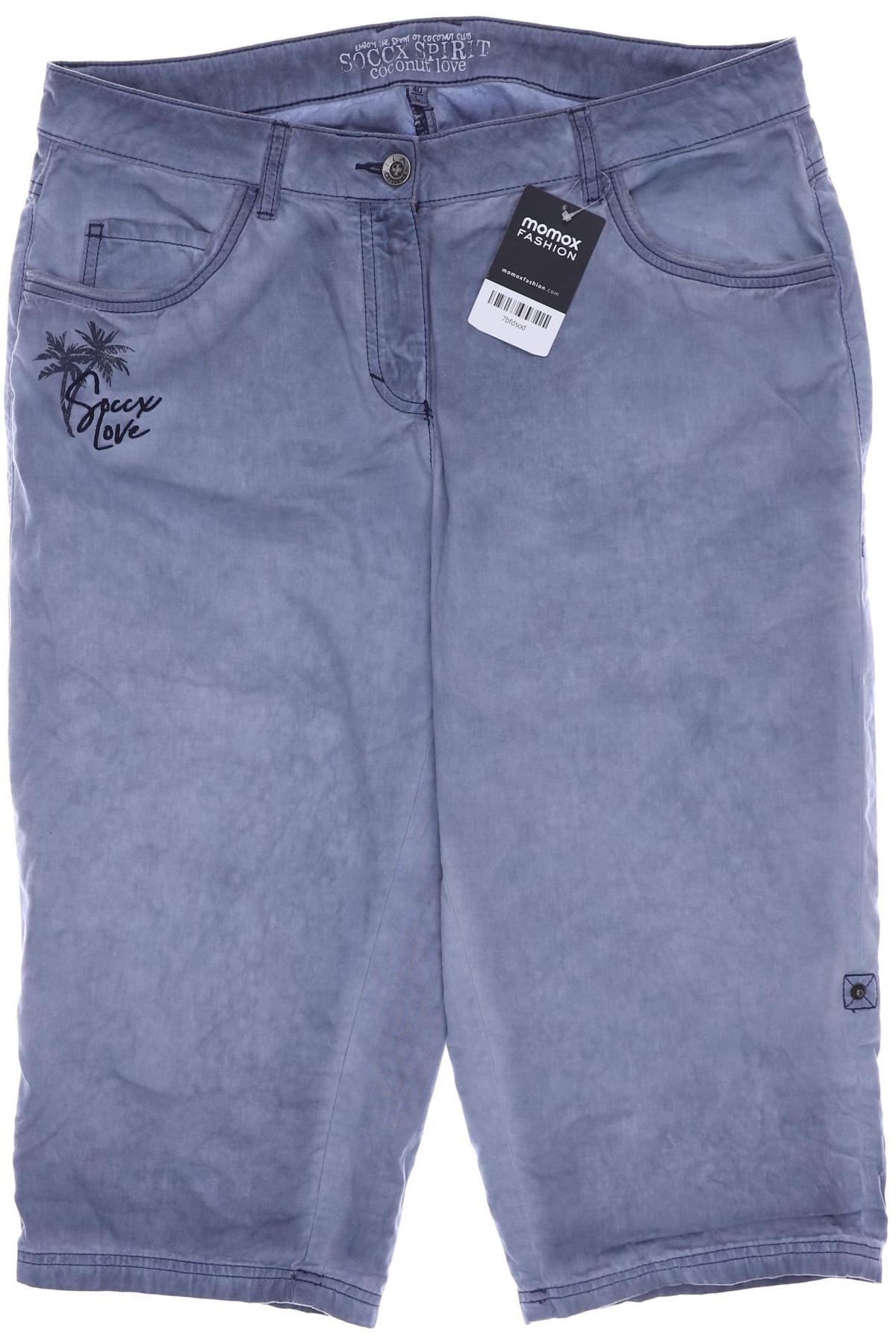 

SOCCX Damen Shorts, blau