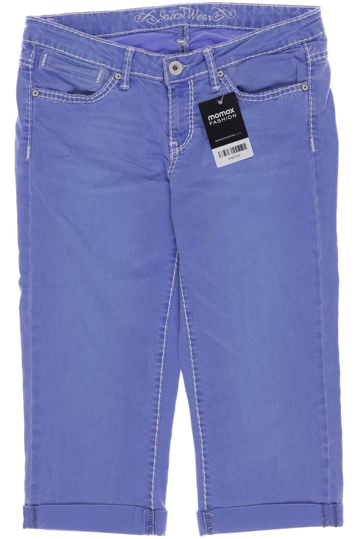 

SOCCX Damen Shorts, blau