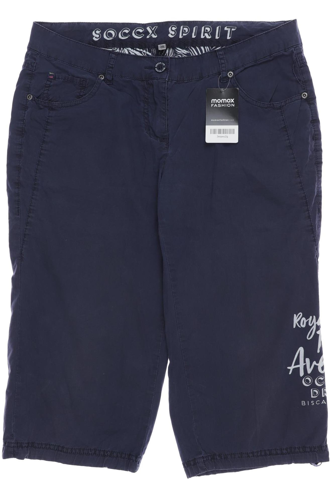 

Soccx Damen Shorts, marineblau, Gr. 38