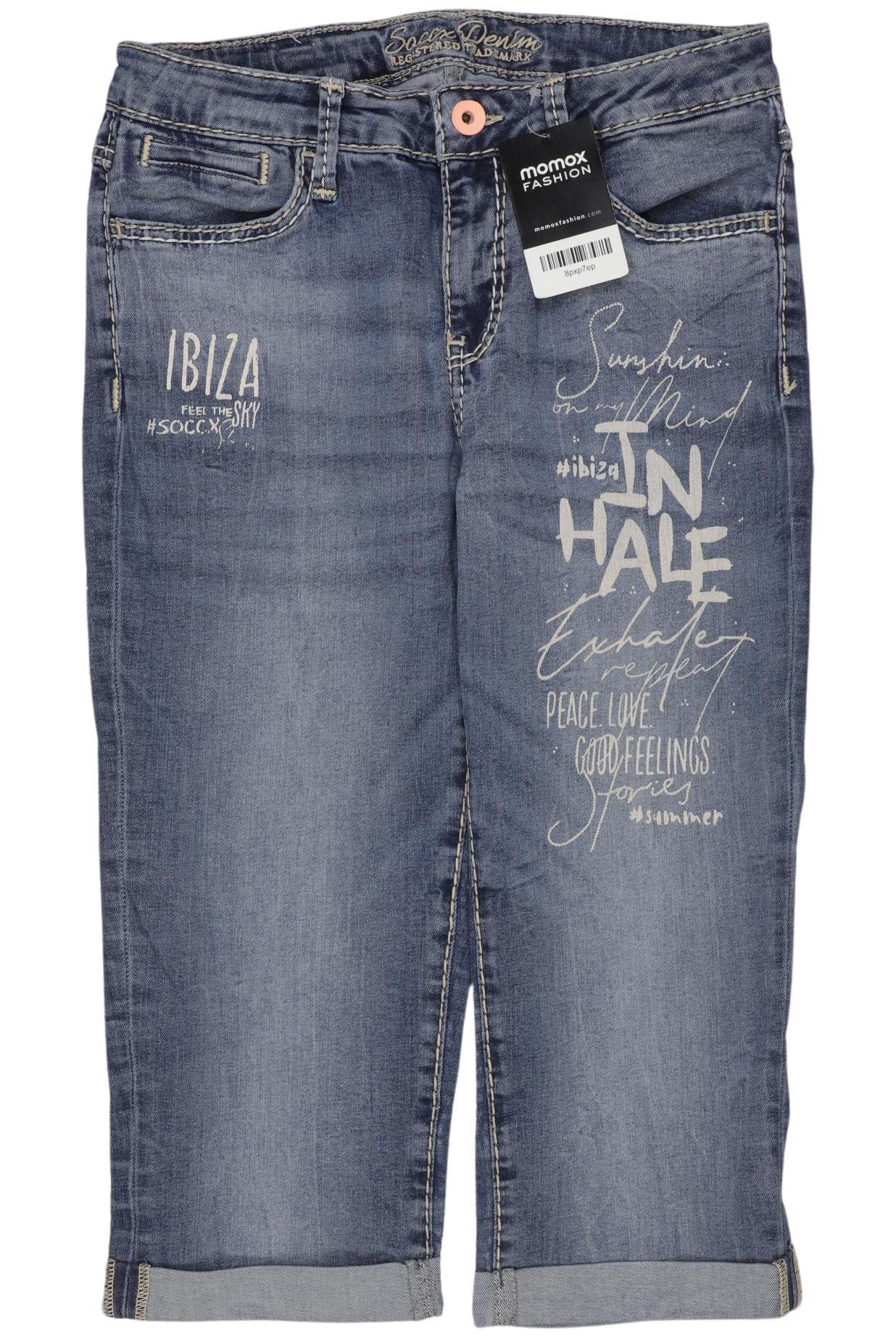 

Soccx Damen Shorts, blau, Gr. 29