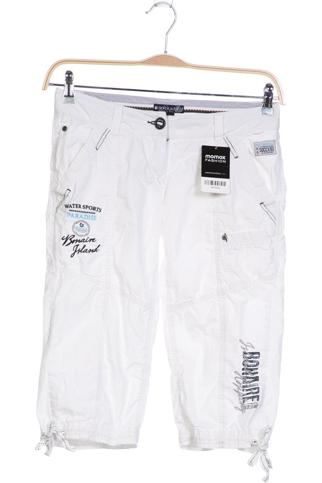 

Soccx Damen Shorts, weiß, Gr. 34