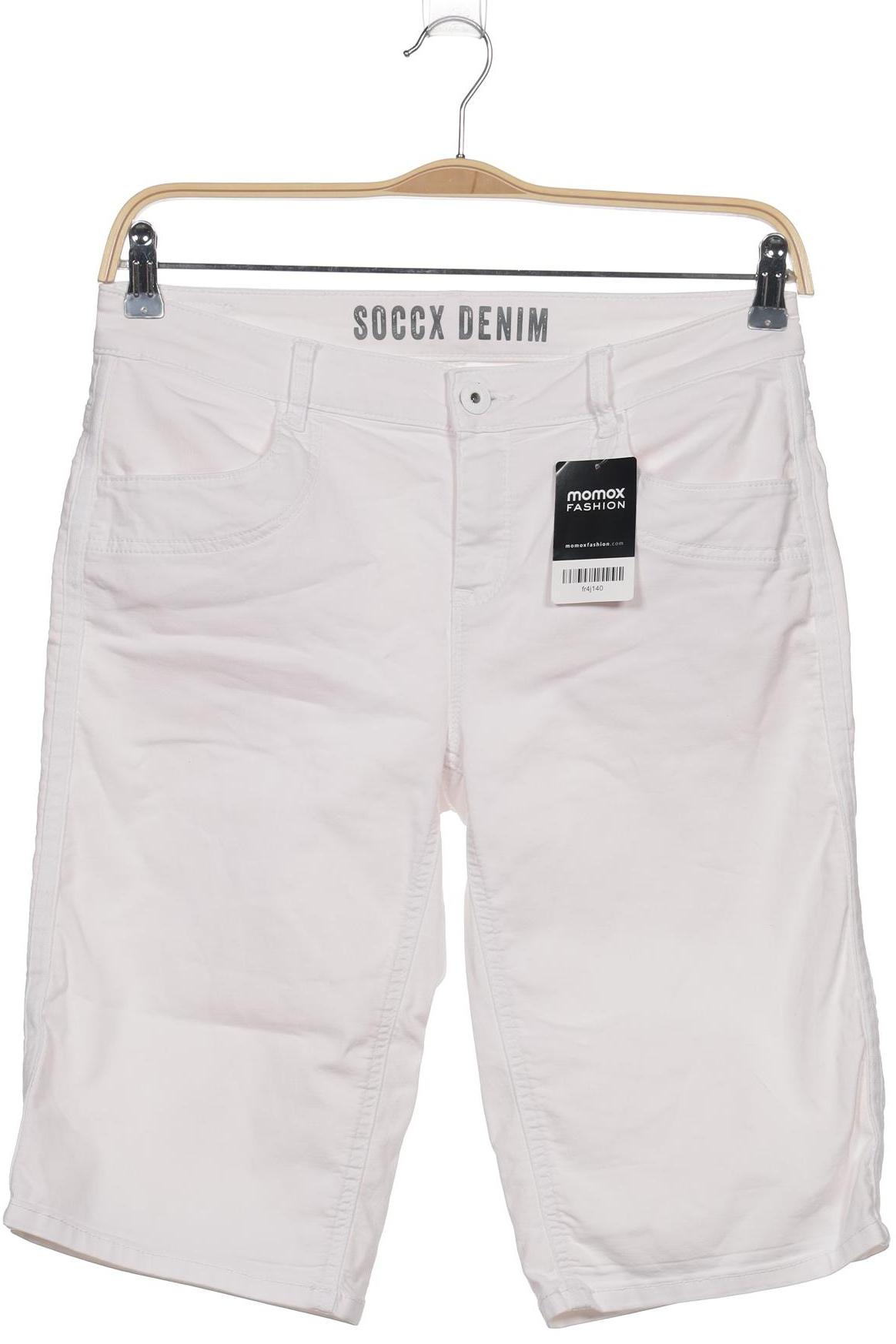 

Soccx Damen Shorts, weiß, Gr. 30