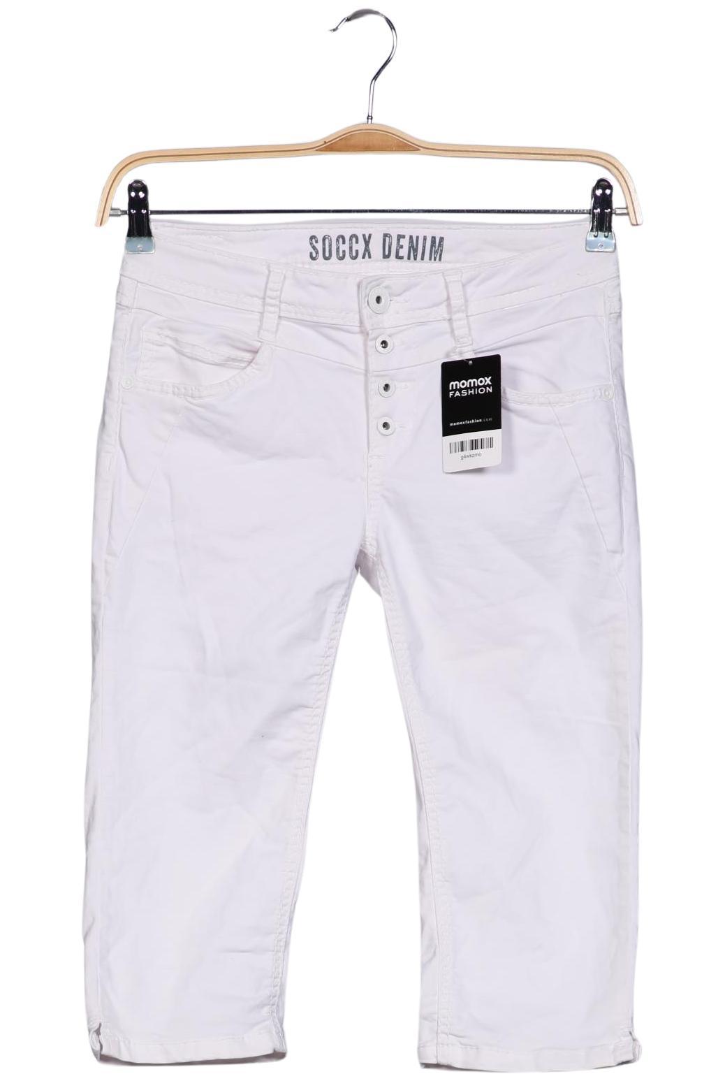

Soccx Damen Shorts, weiß, Gr. 27