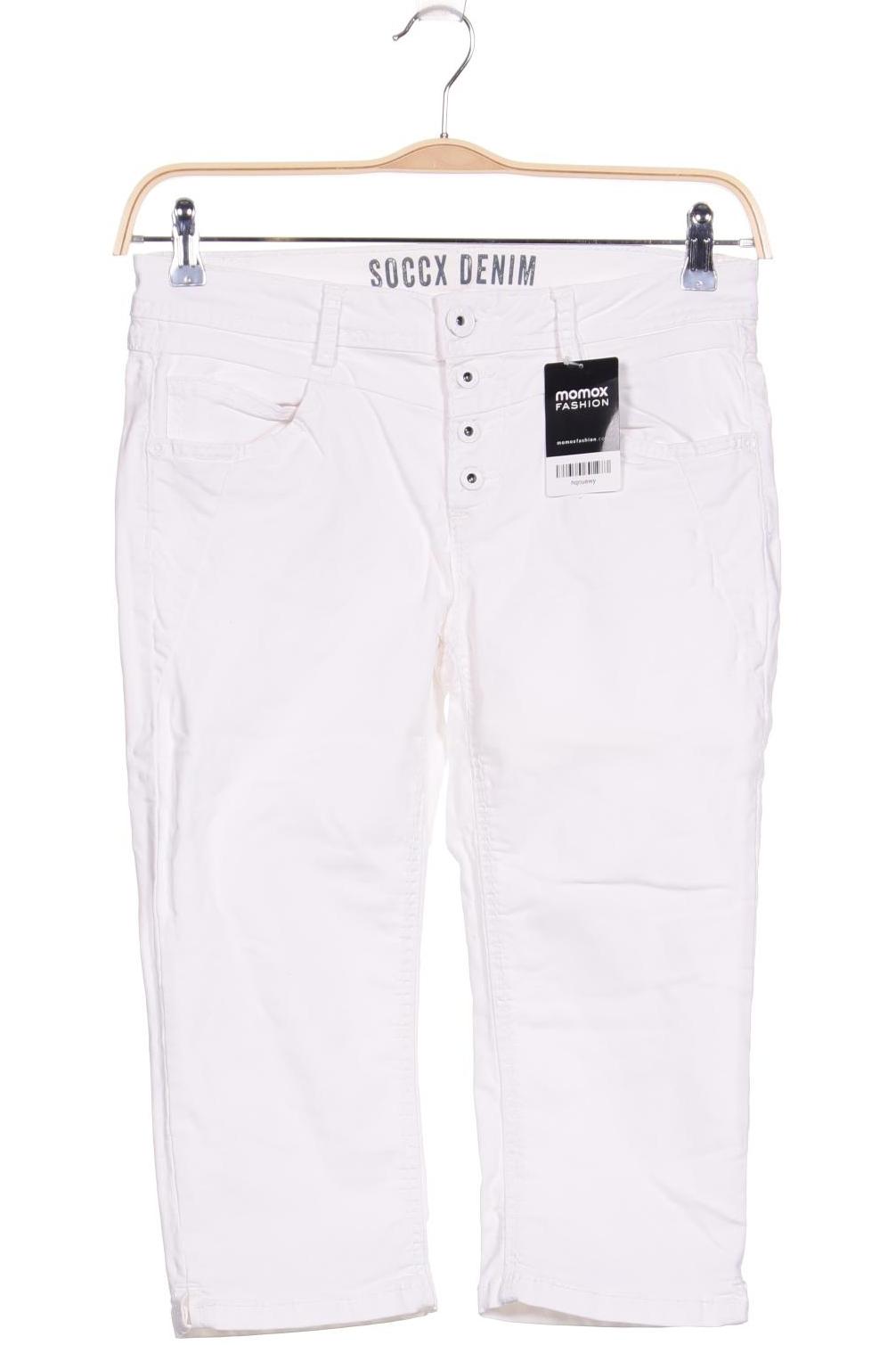 

SOCCX Damen Shorts, weiß