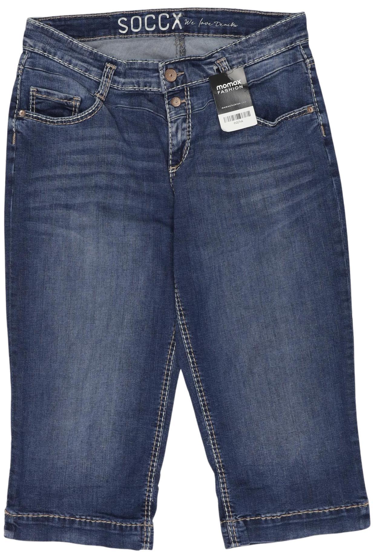 

Soccx Damen Shorts, blau, Gr. 33