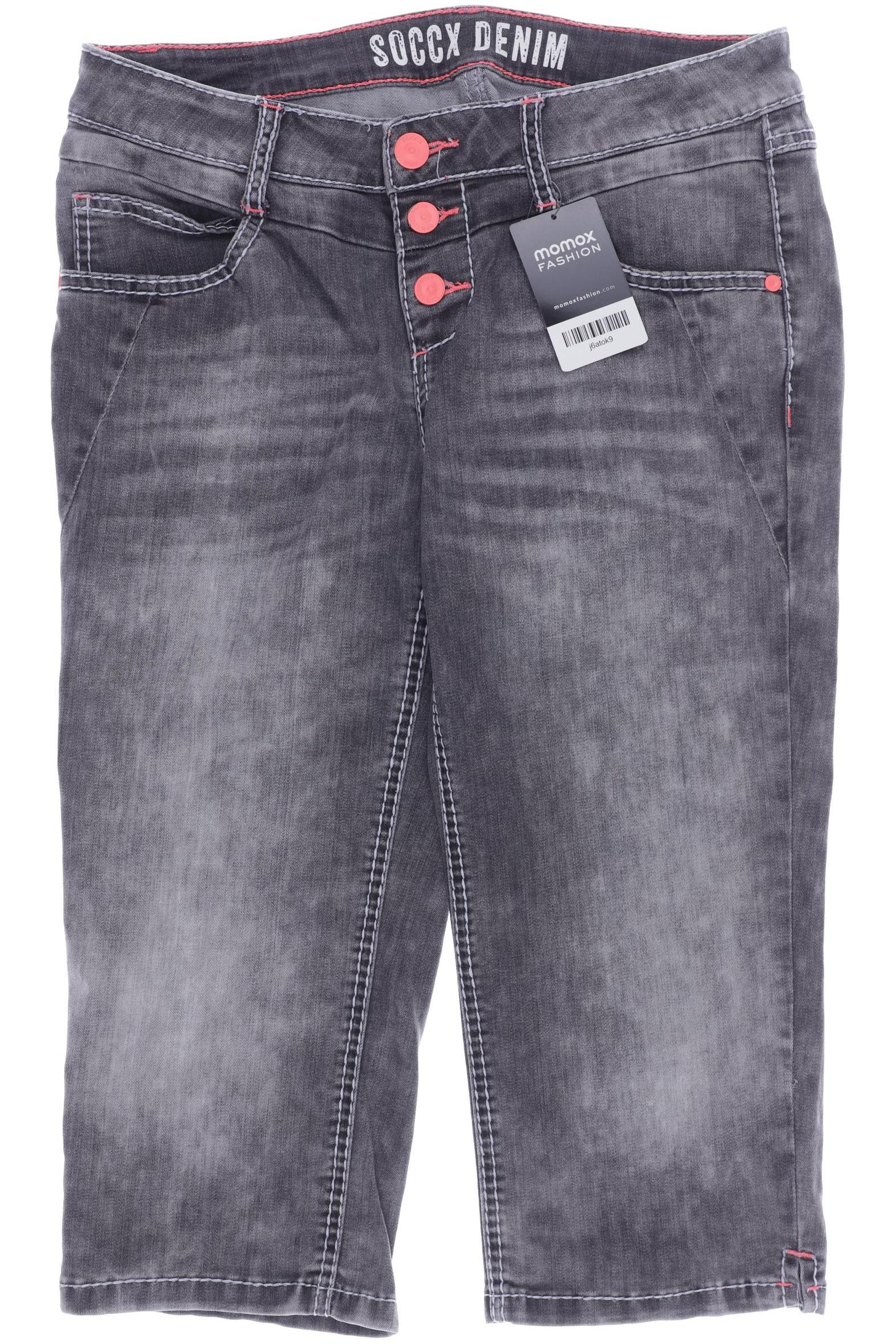

SOCCX Damen Shorts, grau