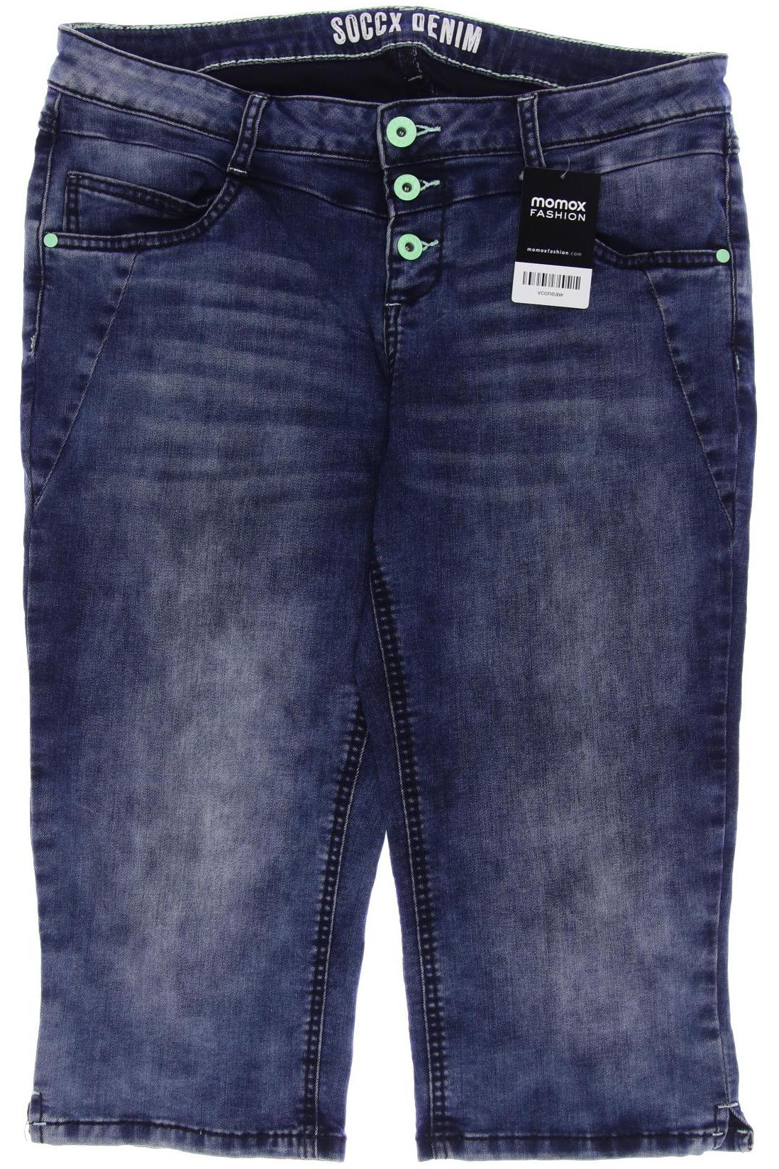 

SOCCX Damen Shorts, blau