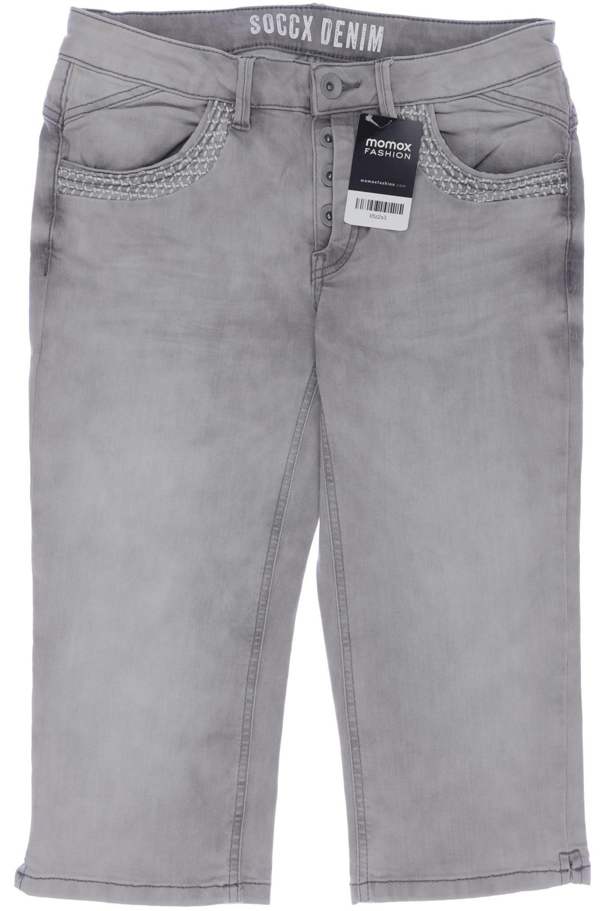 

Soccx Damen Shorts, grau, Gr. 29