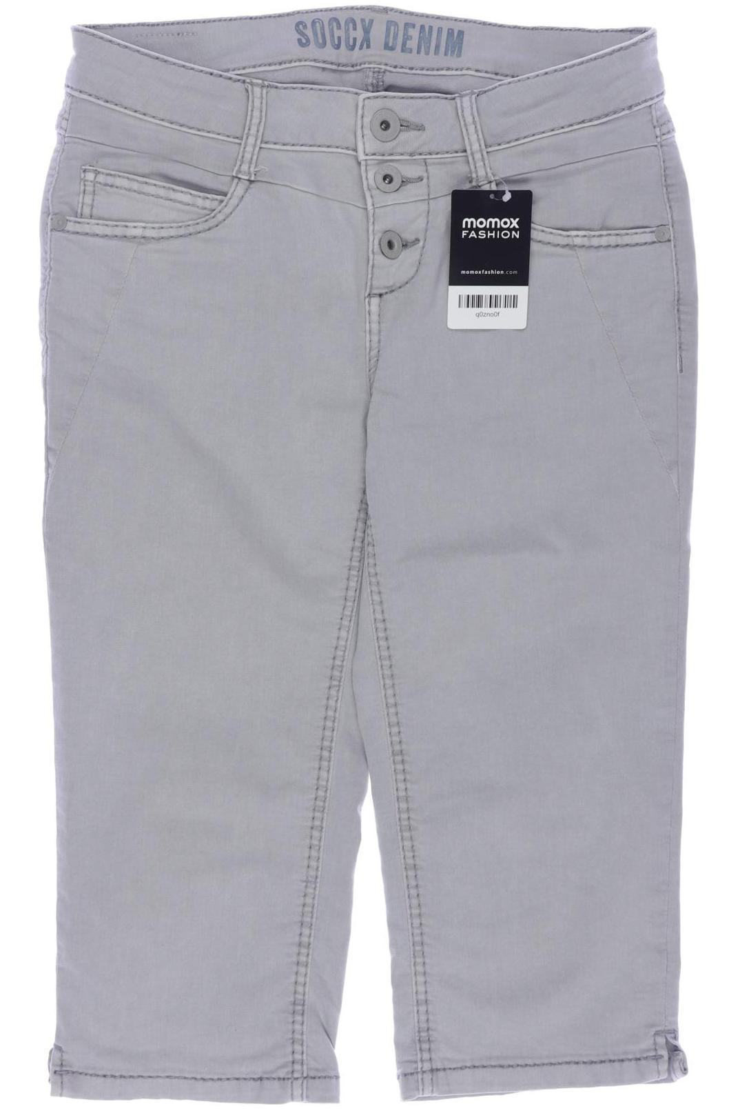 

Soccx Damen Shorts, grau, Gr. 28