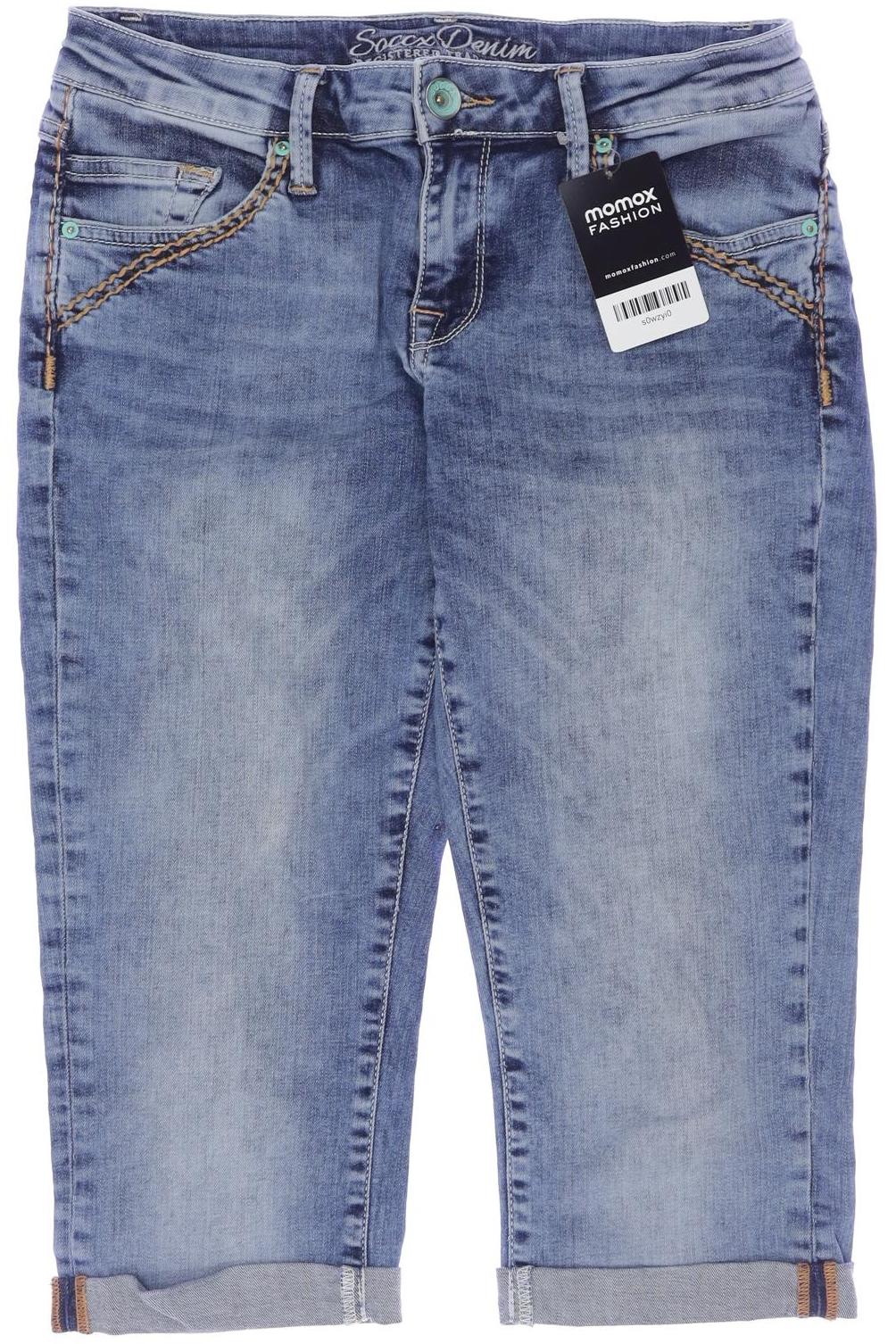 

Soccx Damen Shorts, blau, Gr. 28
