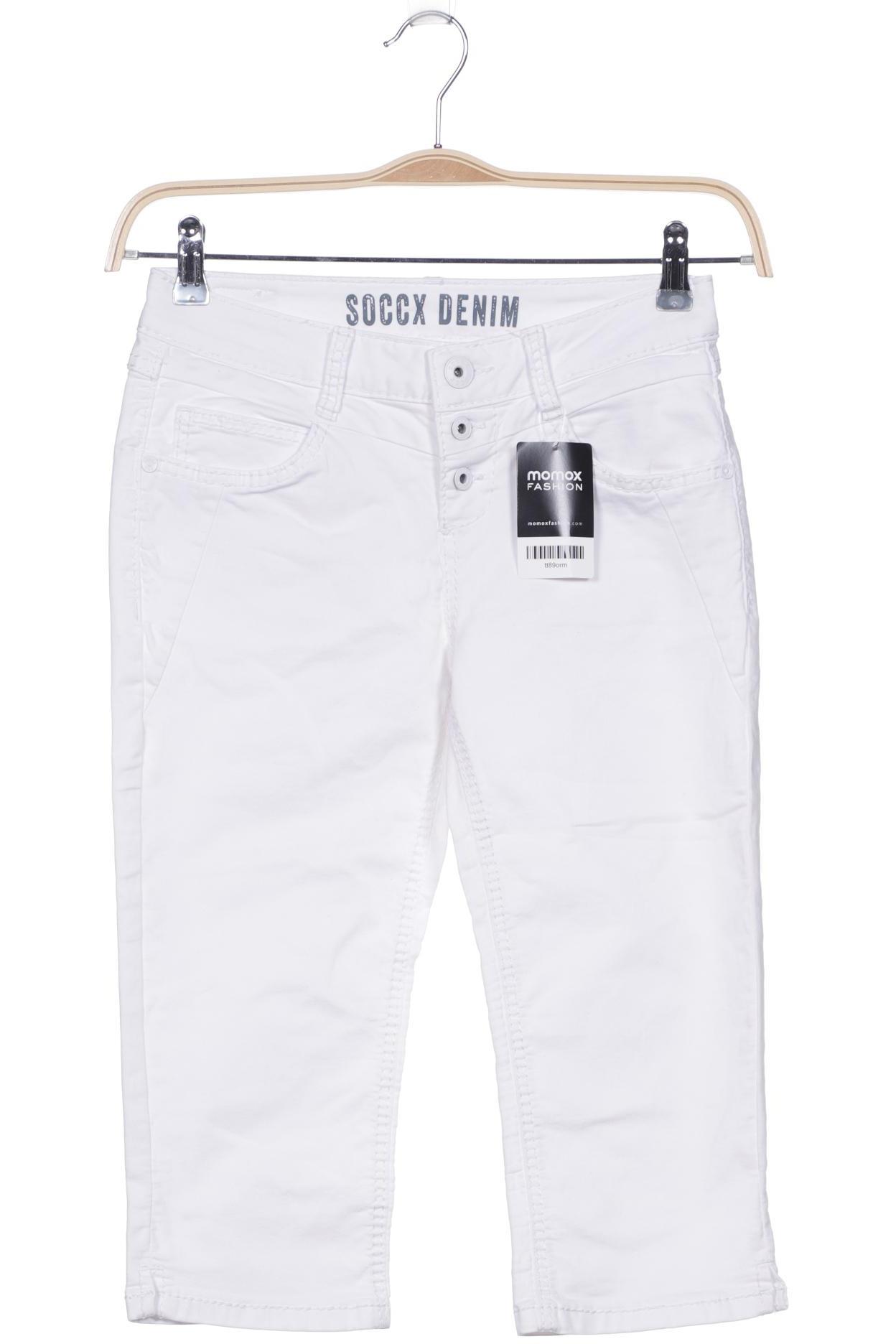 

SOCCX Damen Shorts, weiß