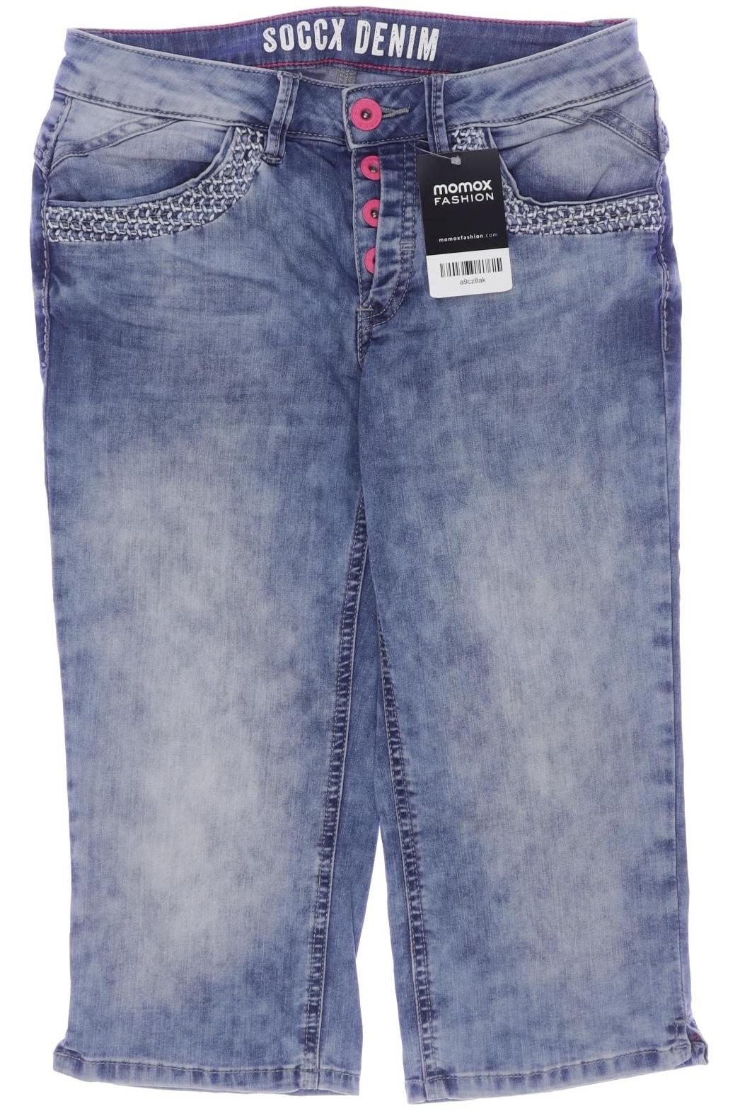 

Soccx Damen Shorts, blau, Gr. 28