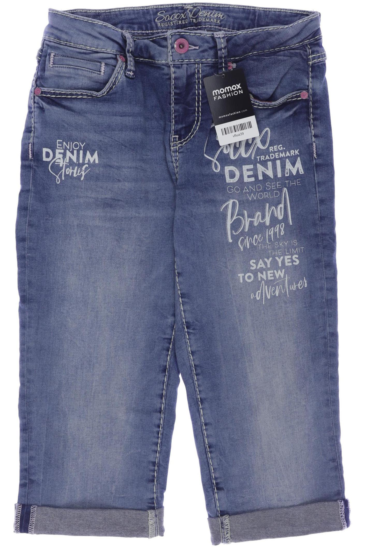 

Soccx Damen Shorts, blau, Gr. 27