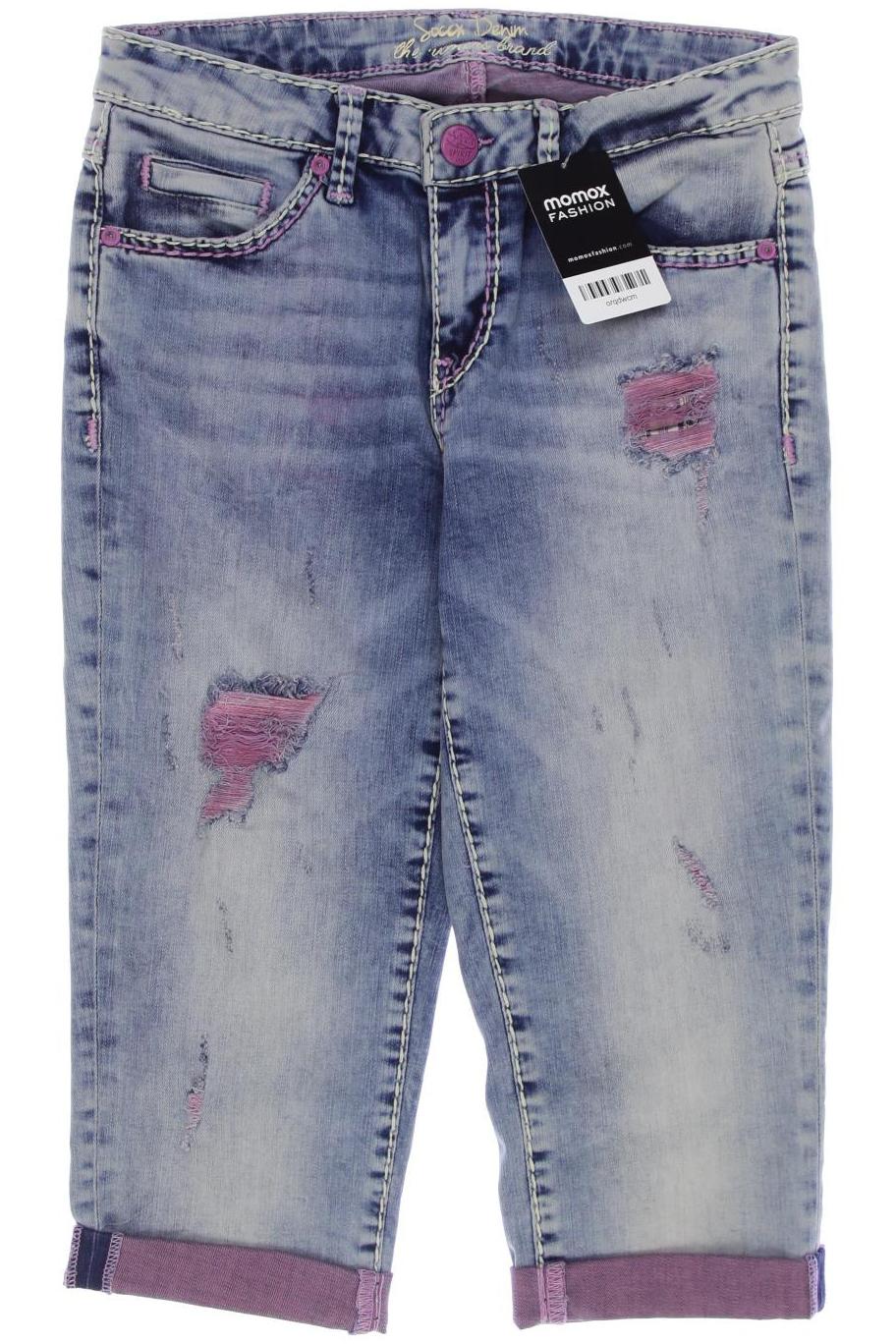 

Soccx Damen Shorts, blau, Gr. 28