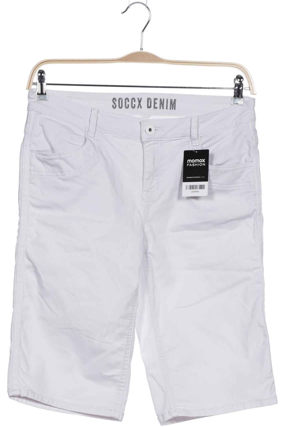 

Soccx Damen Shorts, weiß, Gr. 30