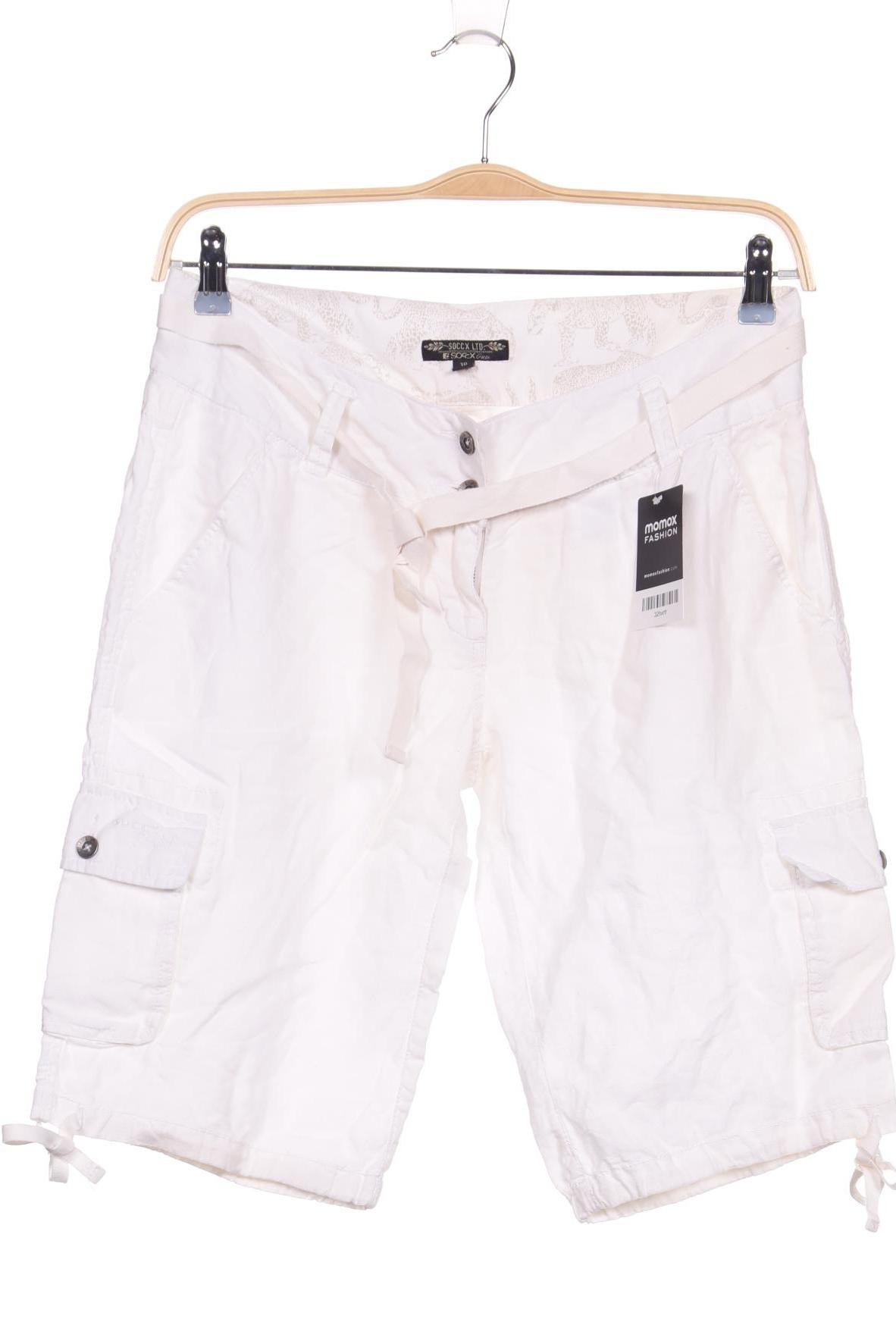 

Soccx Damen Shorts, weiß, Gr. 38