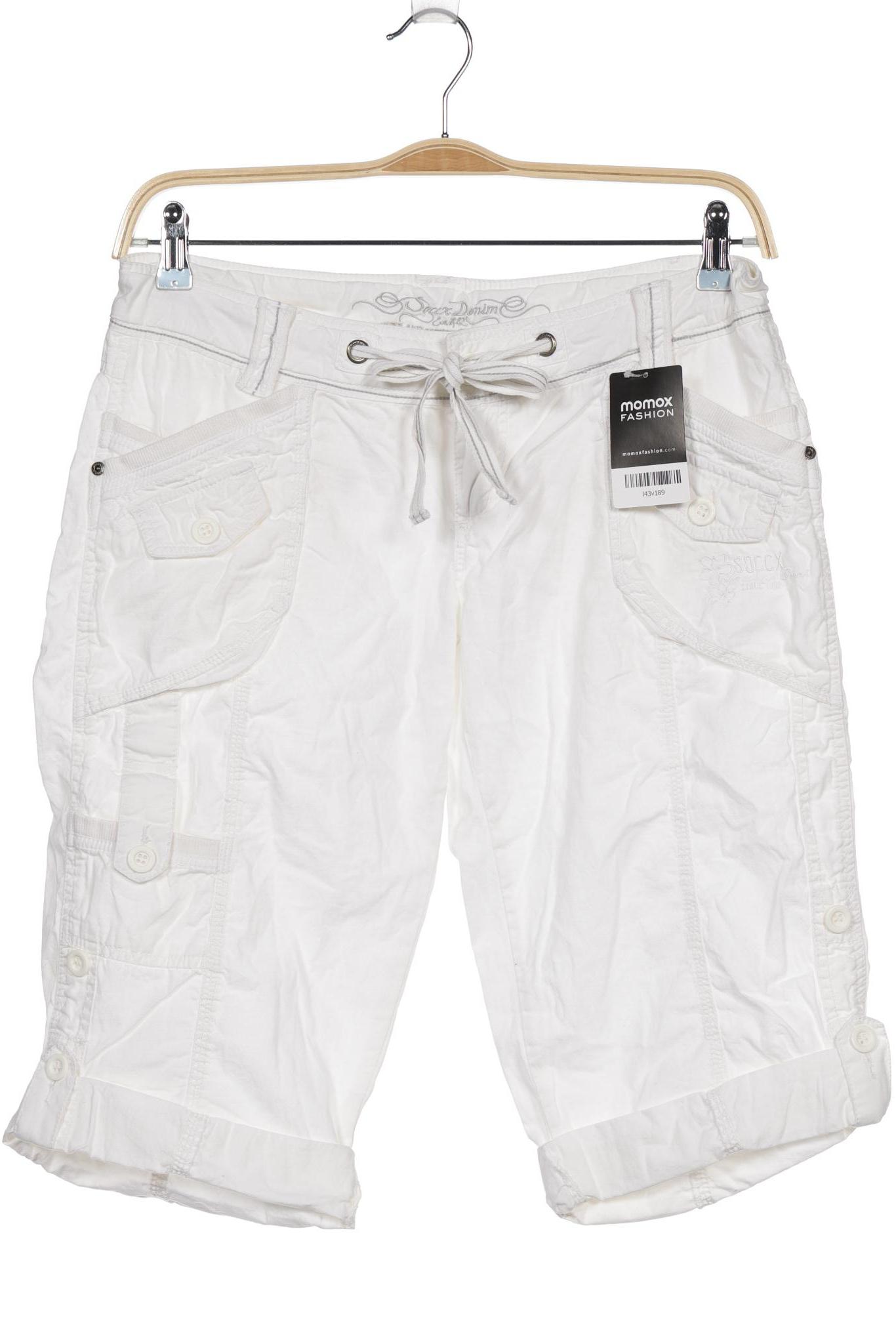 

SOCCX Damen Shorts, weiß