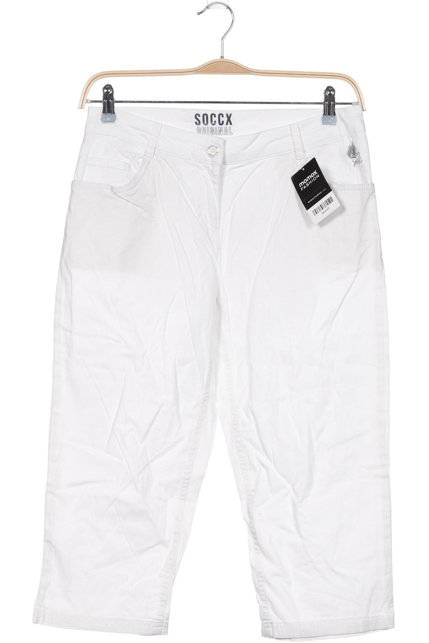 

SOCCX Damen Shorts, weiß