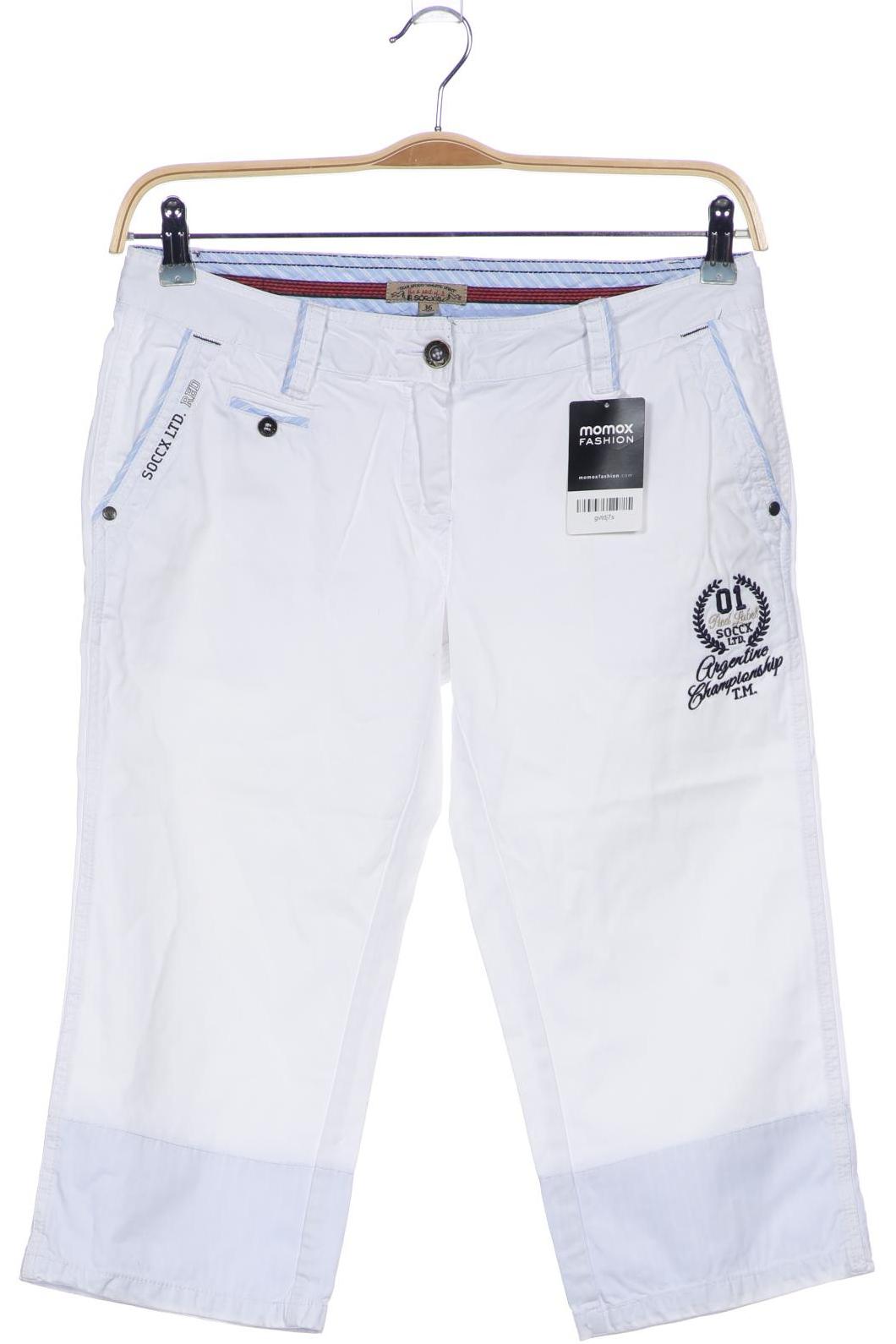 

Soccx Damen Shorts, weiß, Gr. 36