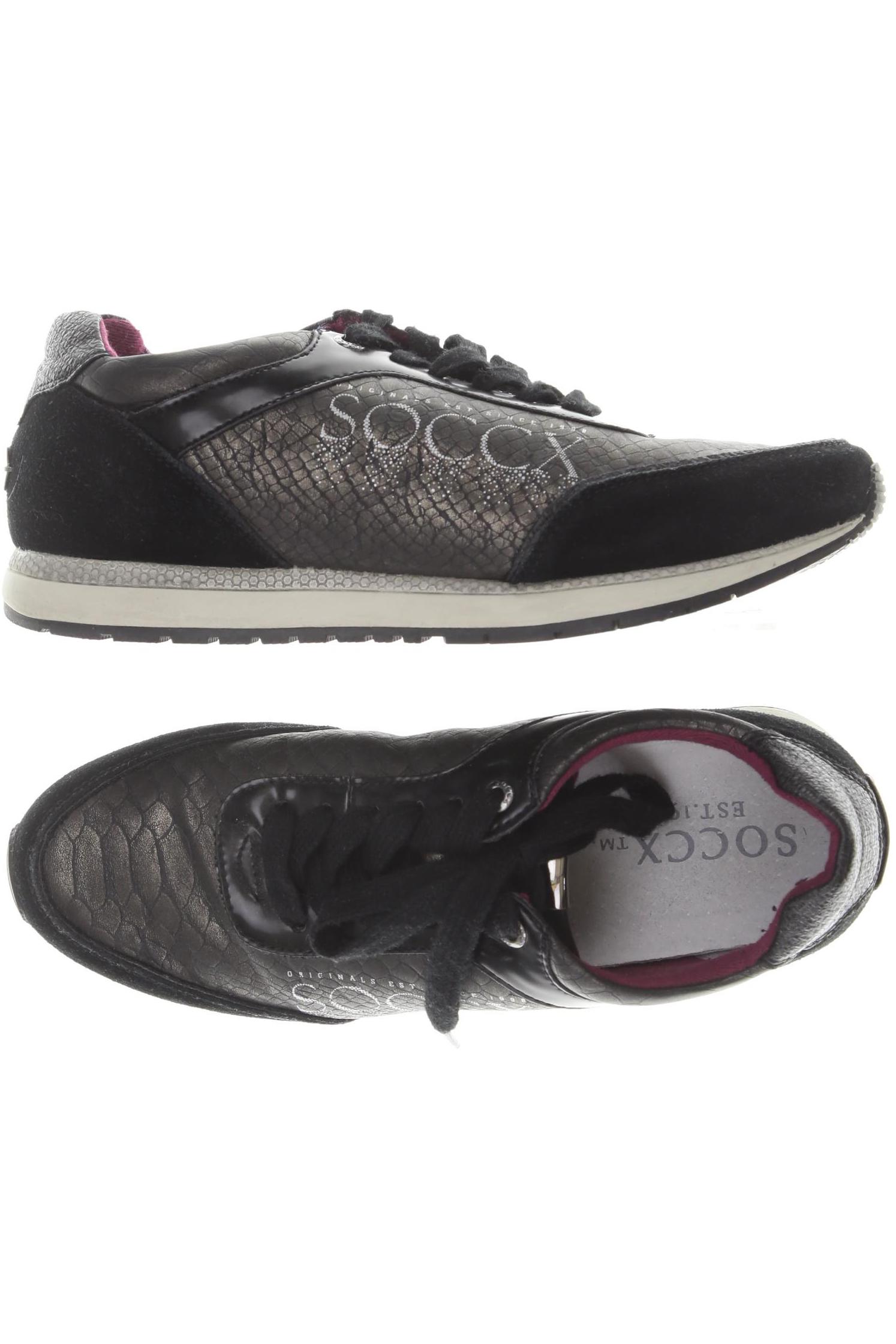 

Soccx Damen Sneakers, schwarz, Gr. 40