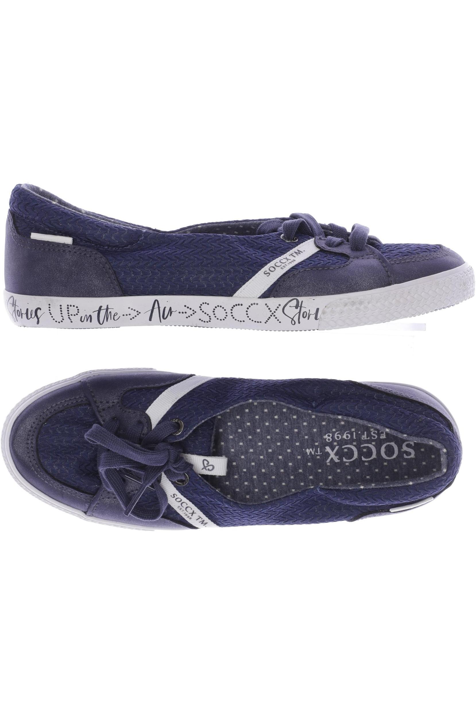 

SOCCX Damen Sneakers, marineblau